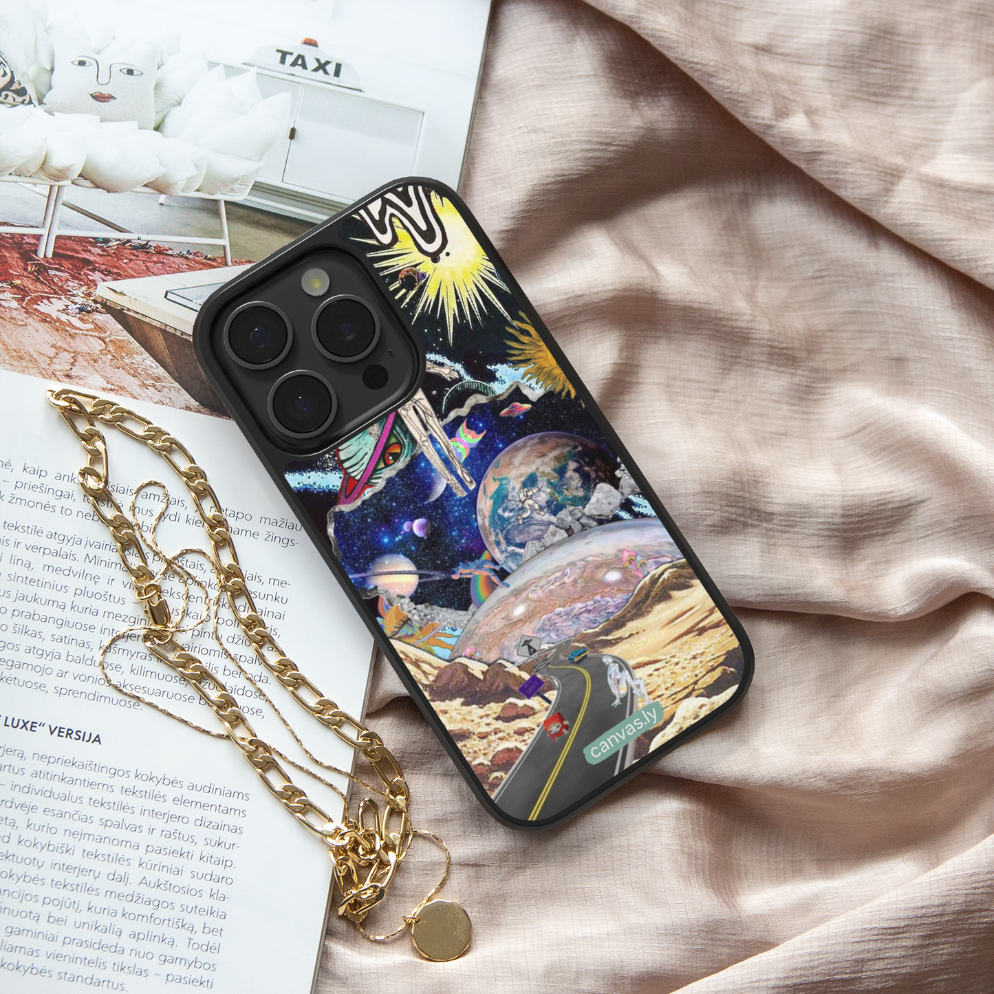 Canvasly Unbreakable Glass Case | Aesthetic Case - F002