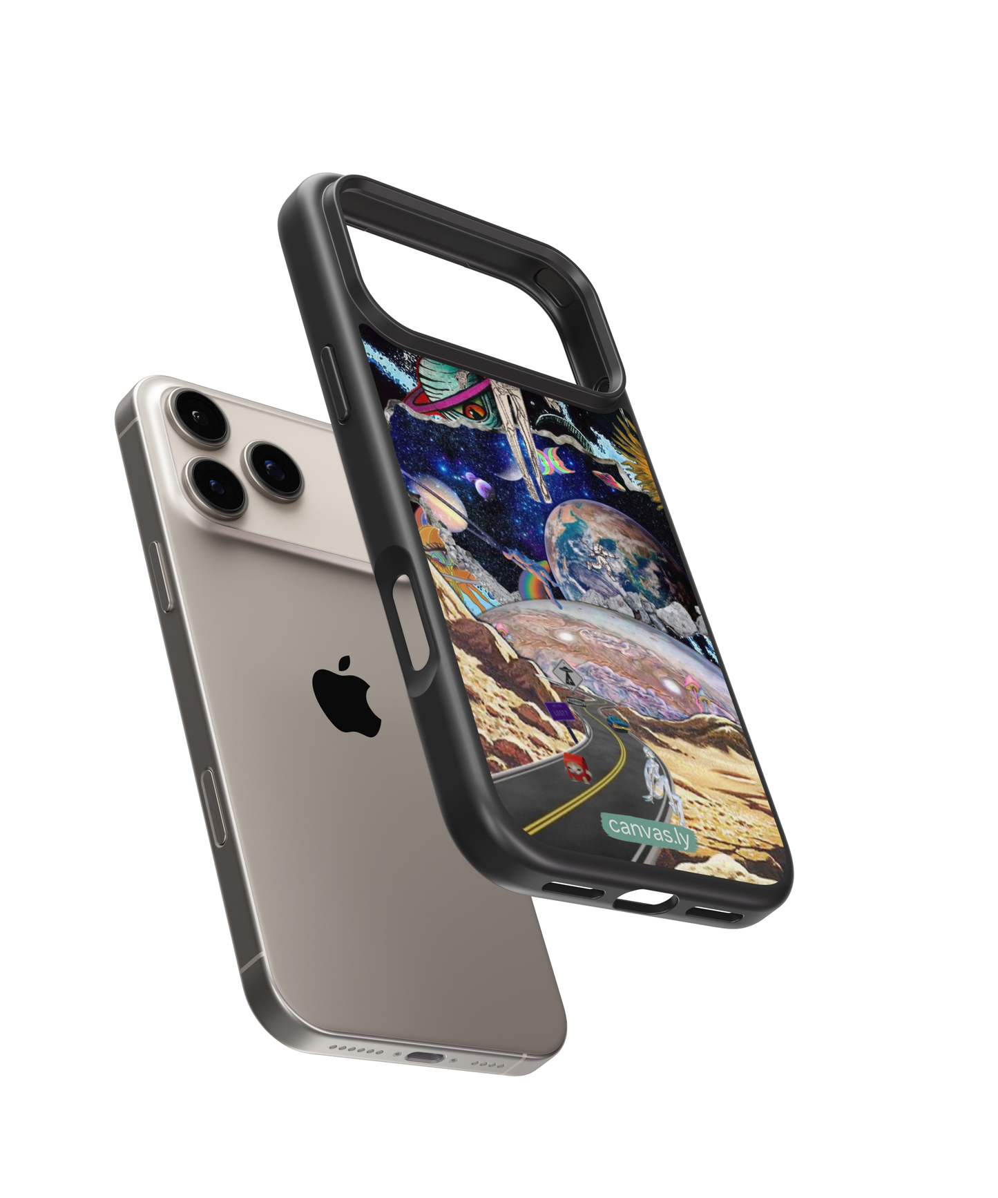 Canvasly Unbreakable Glass Case | Aesthetic Case - F002
