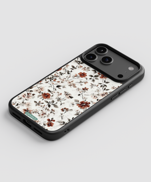 Canvasly Unbreakable Glass Case | Floral Case - A009
