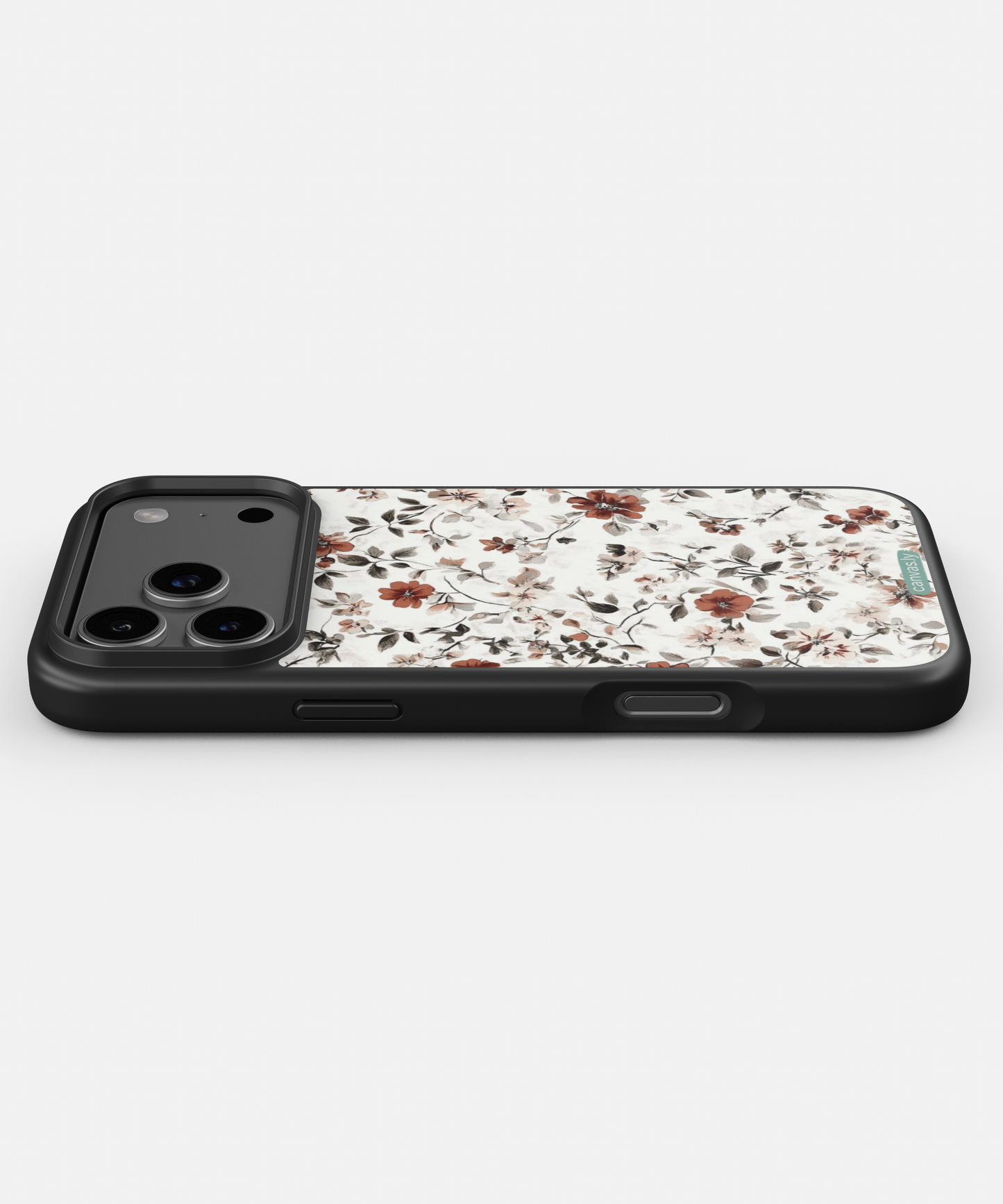 Canvasly Unbreakable Glass Case | Floral Case - A009