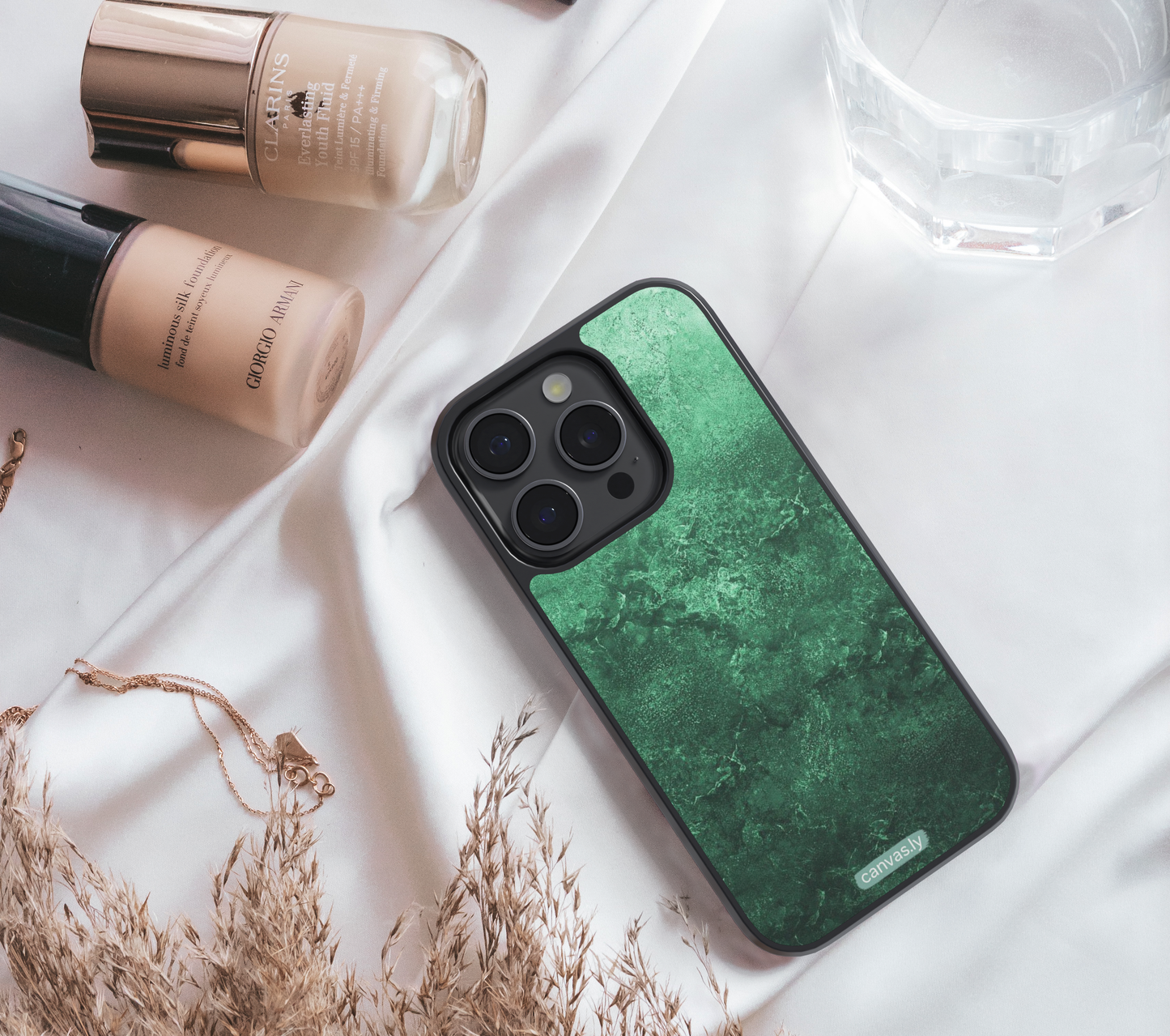 Canvasly Unbreakable Glass Case | Aesthetic Case - F001