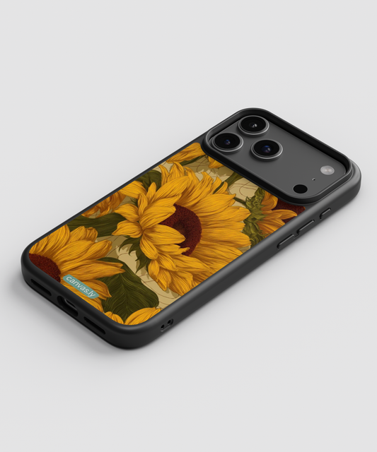 Canvasly Unbreakable Glass Case | Floral Case - A001