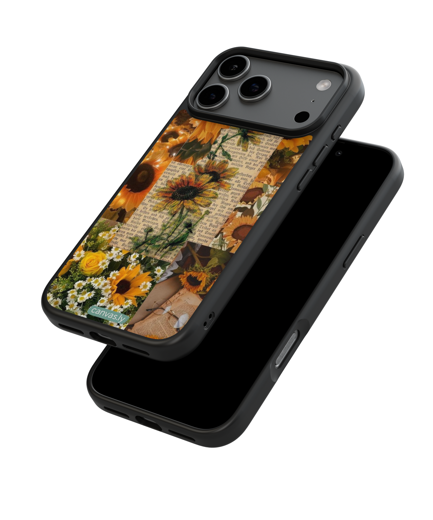 Canvasly Unbreakable Glass Case | Floral Case - A002