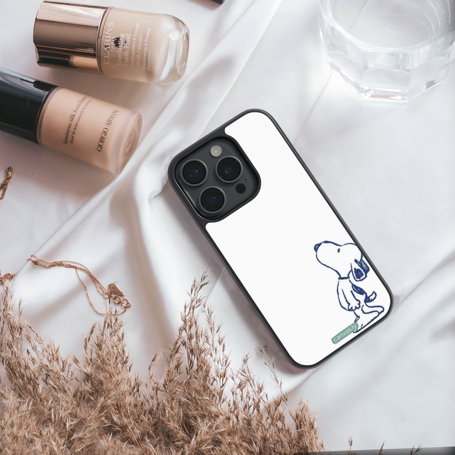 Canvasly Unbreakable Glass Case | Minimal Core Case - M002