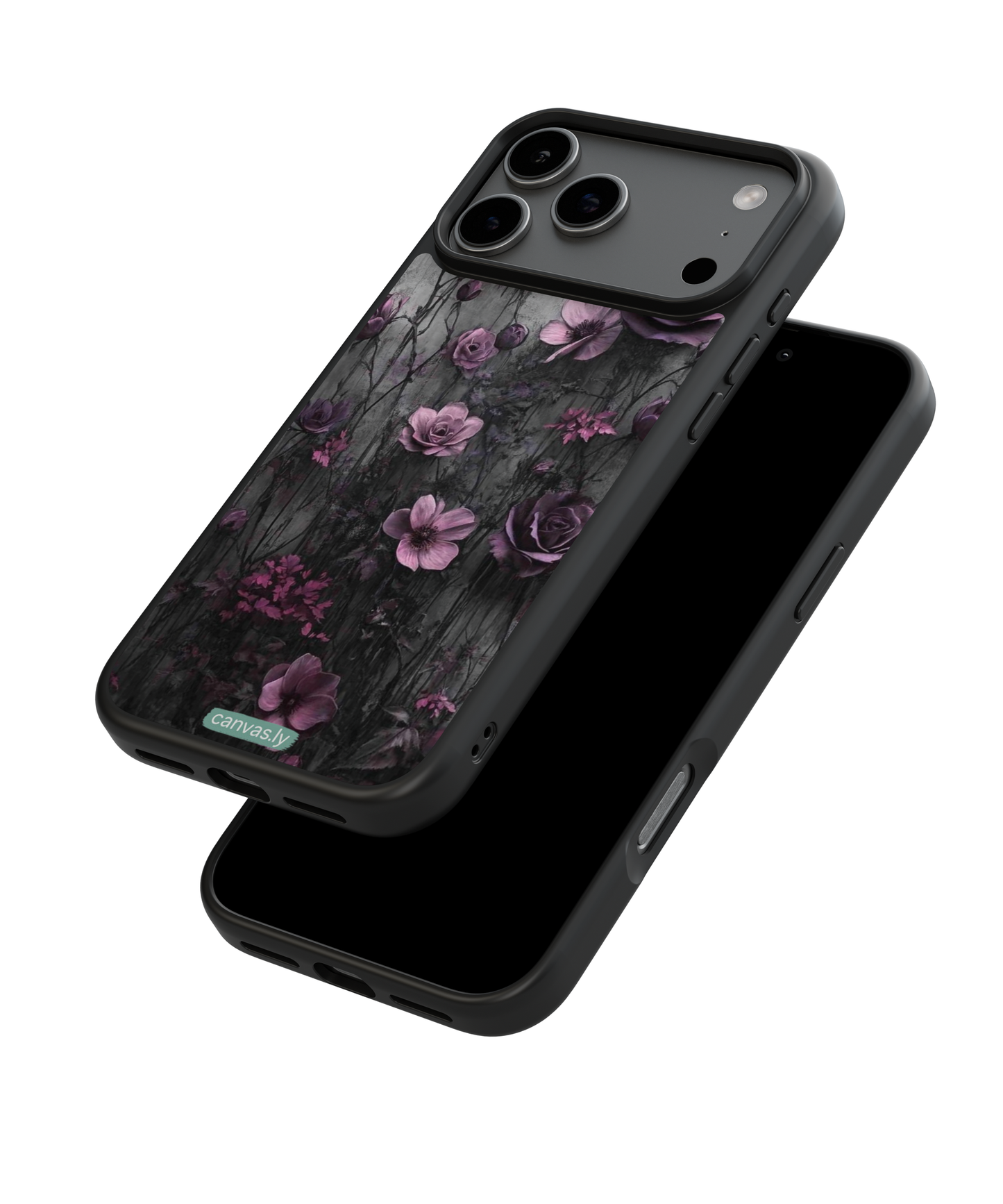 Canvasly Unbreakable Glass Case | Floral Case - A003