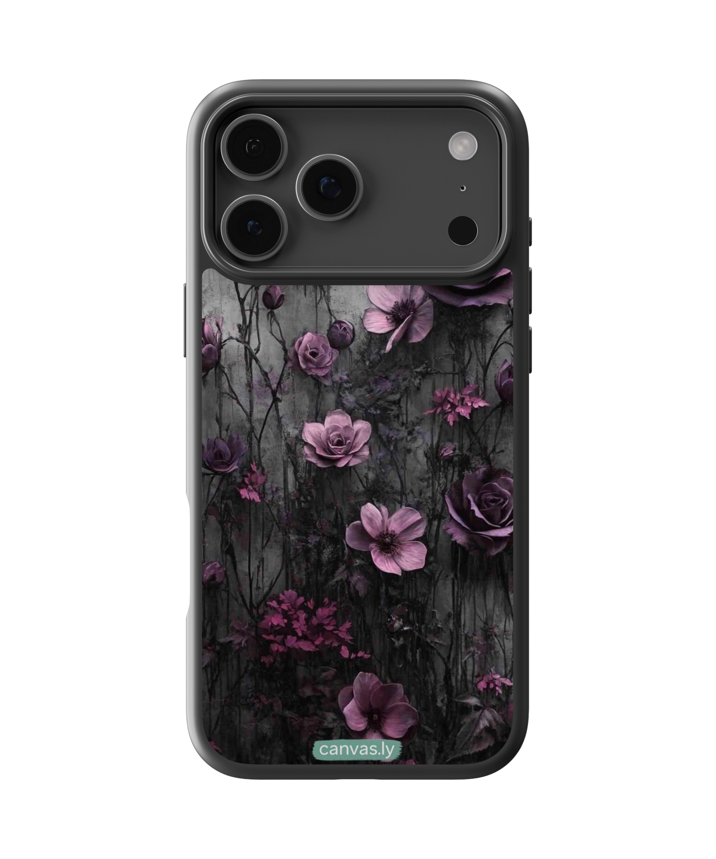 Canvasly Unbreakable Glass Case | Floral Case - A003