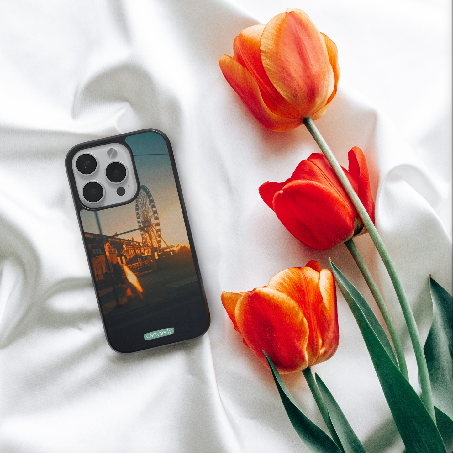 Canvasly Unbreakable Glass Case | Aesthetic Case - F004
