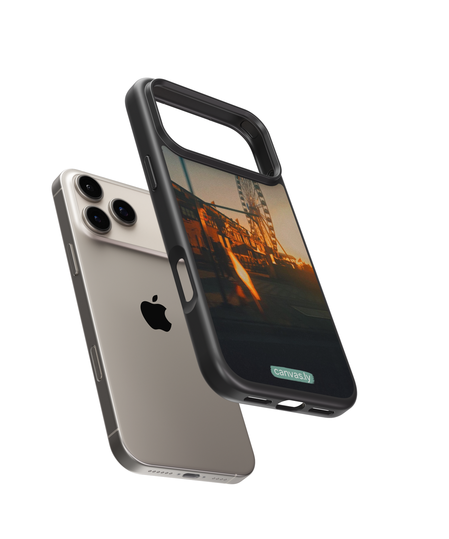 Canvasly Unbreakable Glass Case | Aesthetic Case - F004