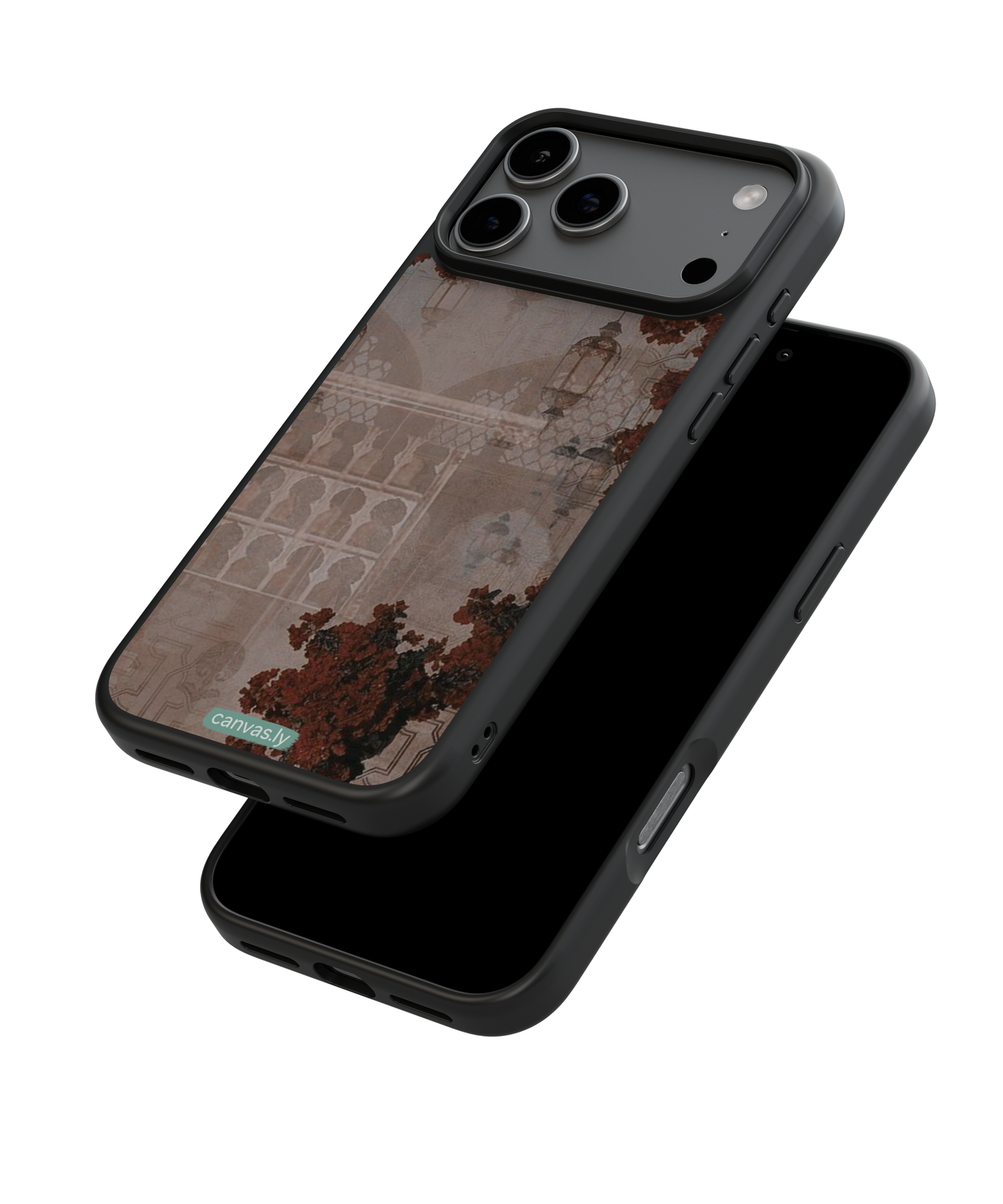 Canvasly Unbreakable Glass Case | Floral Case - A004