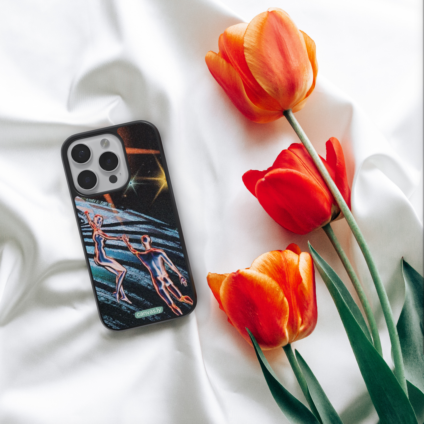 Canvasly Unbreakable Glass Case | Aesthetic Case - F020