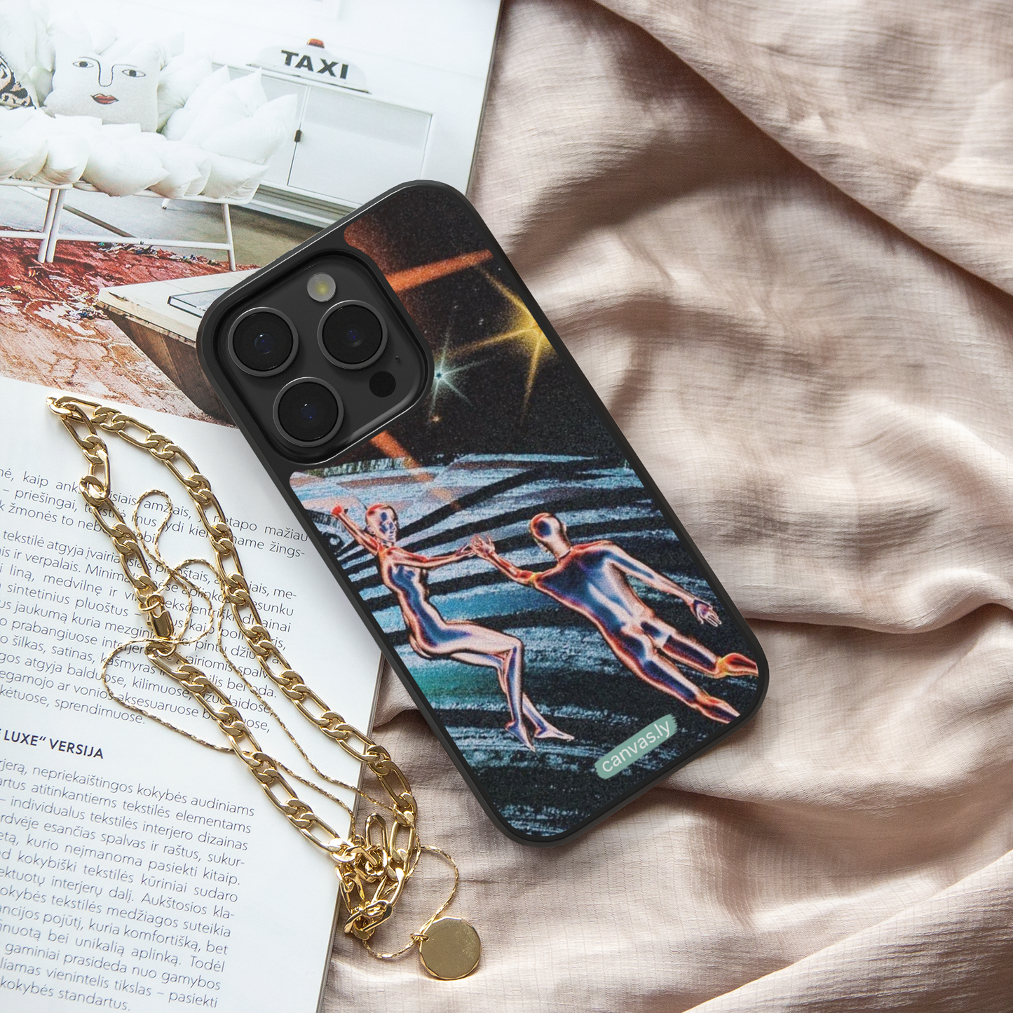 Canvasly Unbreakable Glass Case | Aesthetic Case - F020