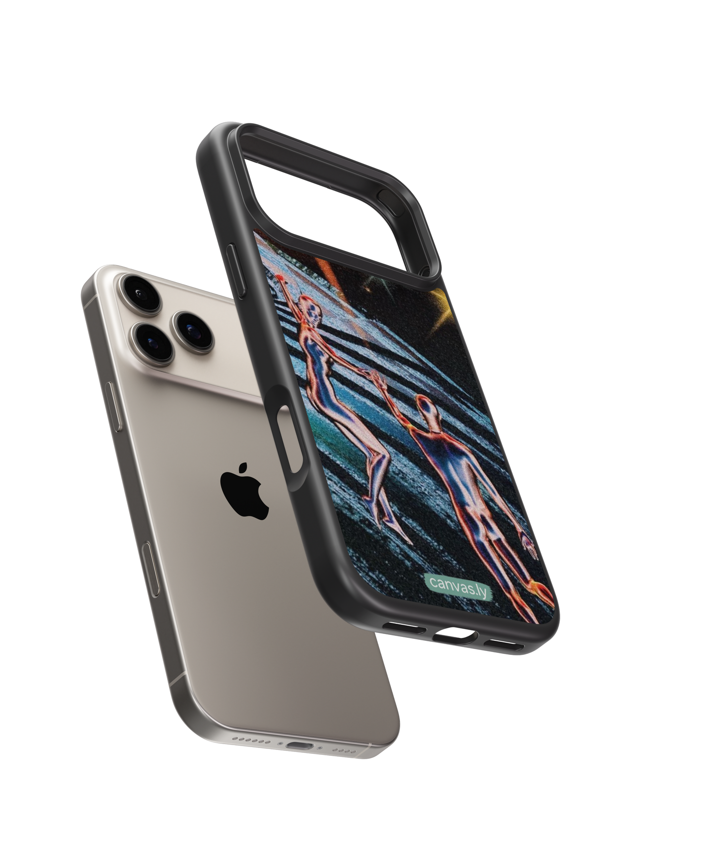 Canvasly Unbreakable Glass Case | Aesthetic Case - F020