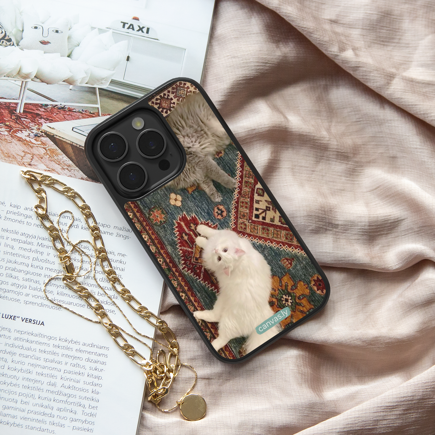 Canvasly Unbreakable Glass Case | Aesthetic Case - F005