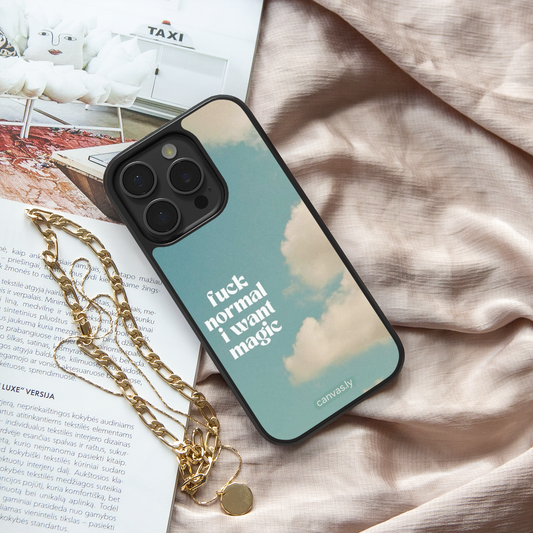 Canvasly Unbreakable Glass Case | Aesthetic Case - F007
