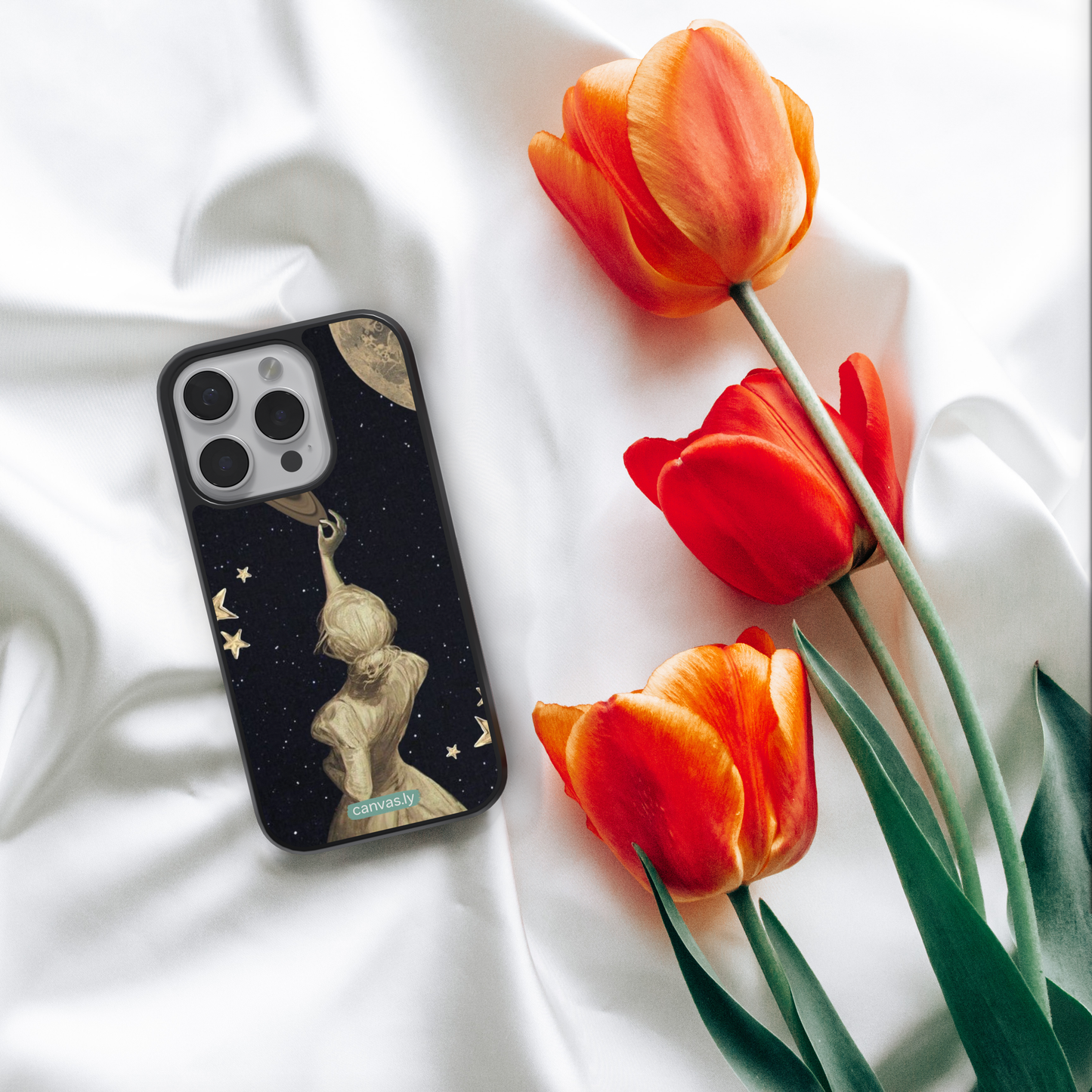 Canvasly Unbreakable Glass Case | Aesthetic Case - F006