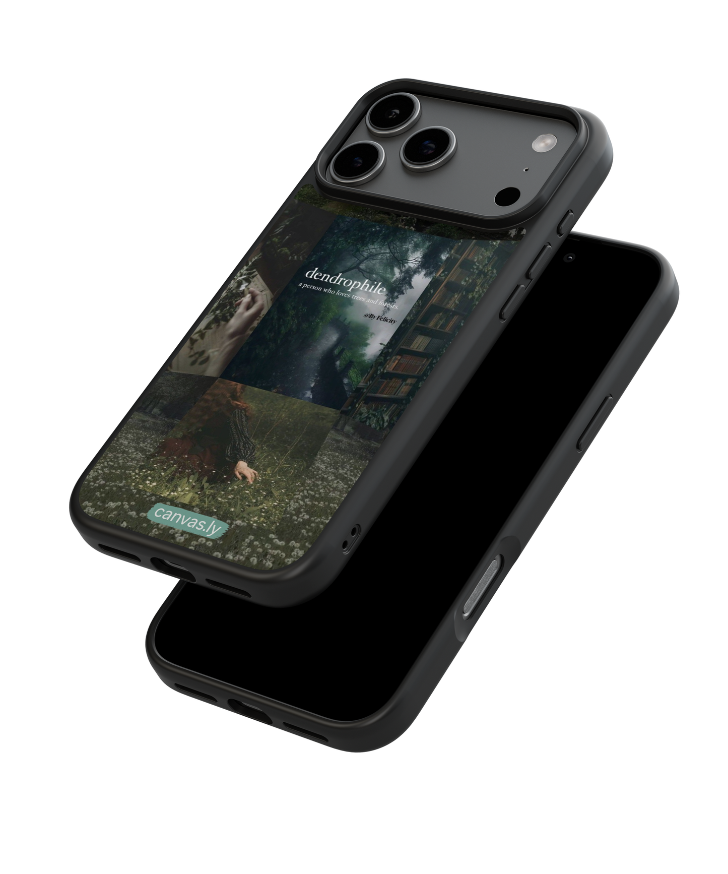 Canvasly Unbreakable Glass Case | Aesthetic Case - F003
