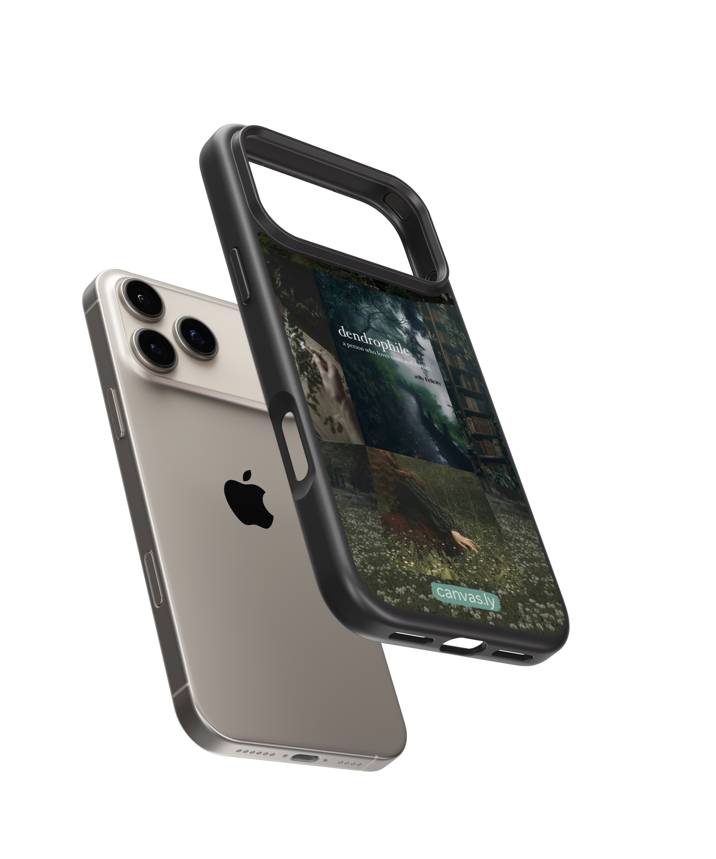 Canvasly Unbreakable Glass Case | Aesthetic Case - F003