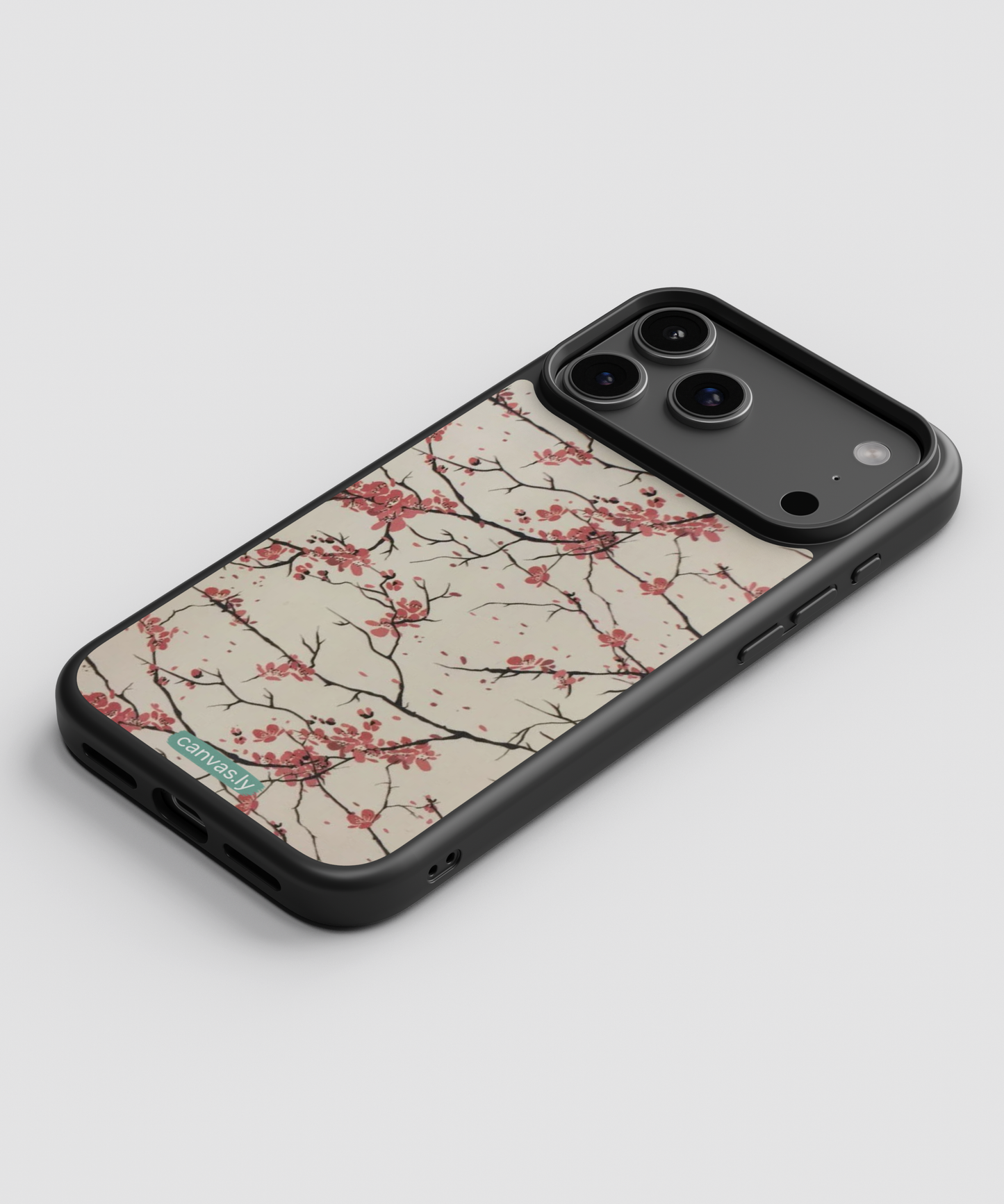 Canvasly Unbreakable Glass Case | Floral Case - A008