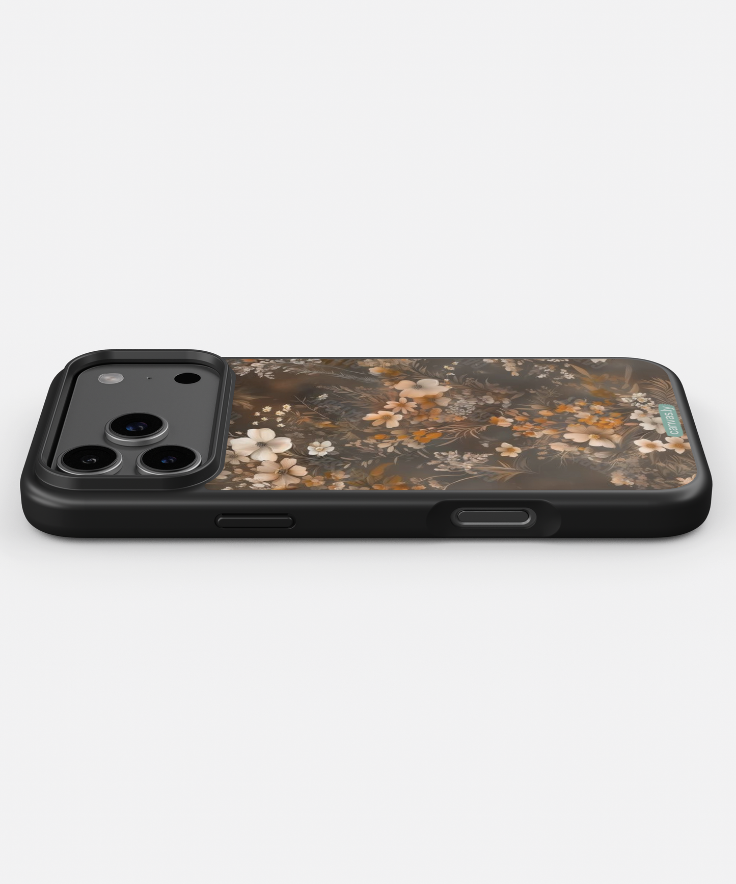 Canvasly Unbreakable Glass Case | Floral Case - A010