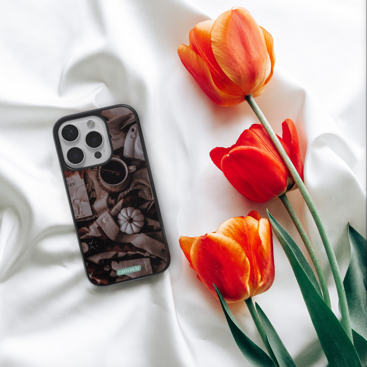 Canvasly Unbreakable Glass Case | Aesthetic Case - F009