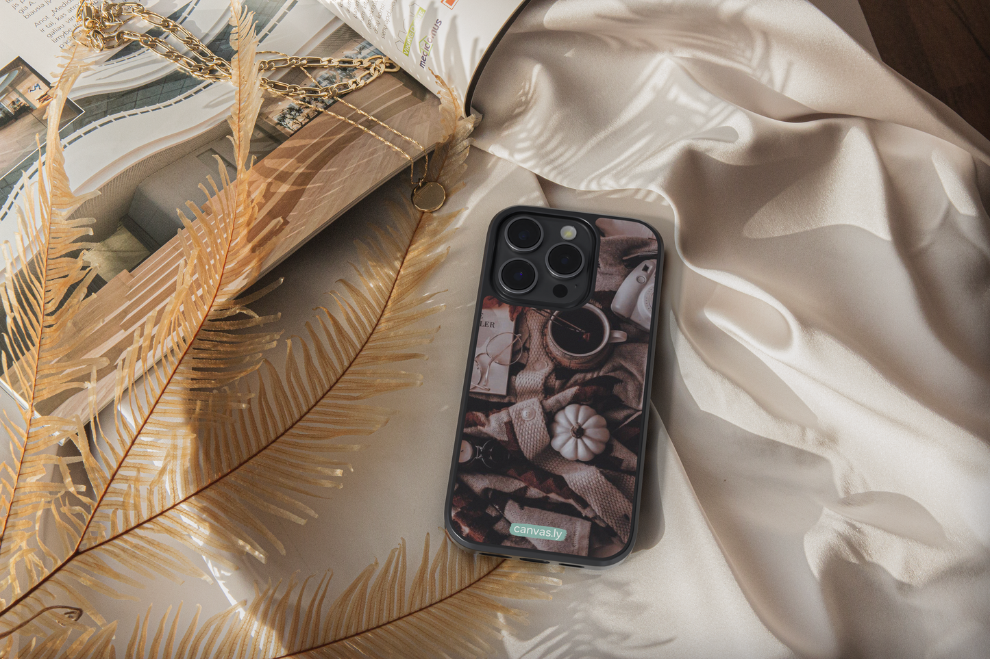 Canvasly Unbreakable Glass Case | Aesthetic Case - F009