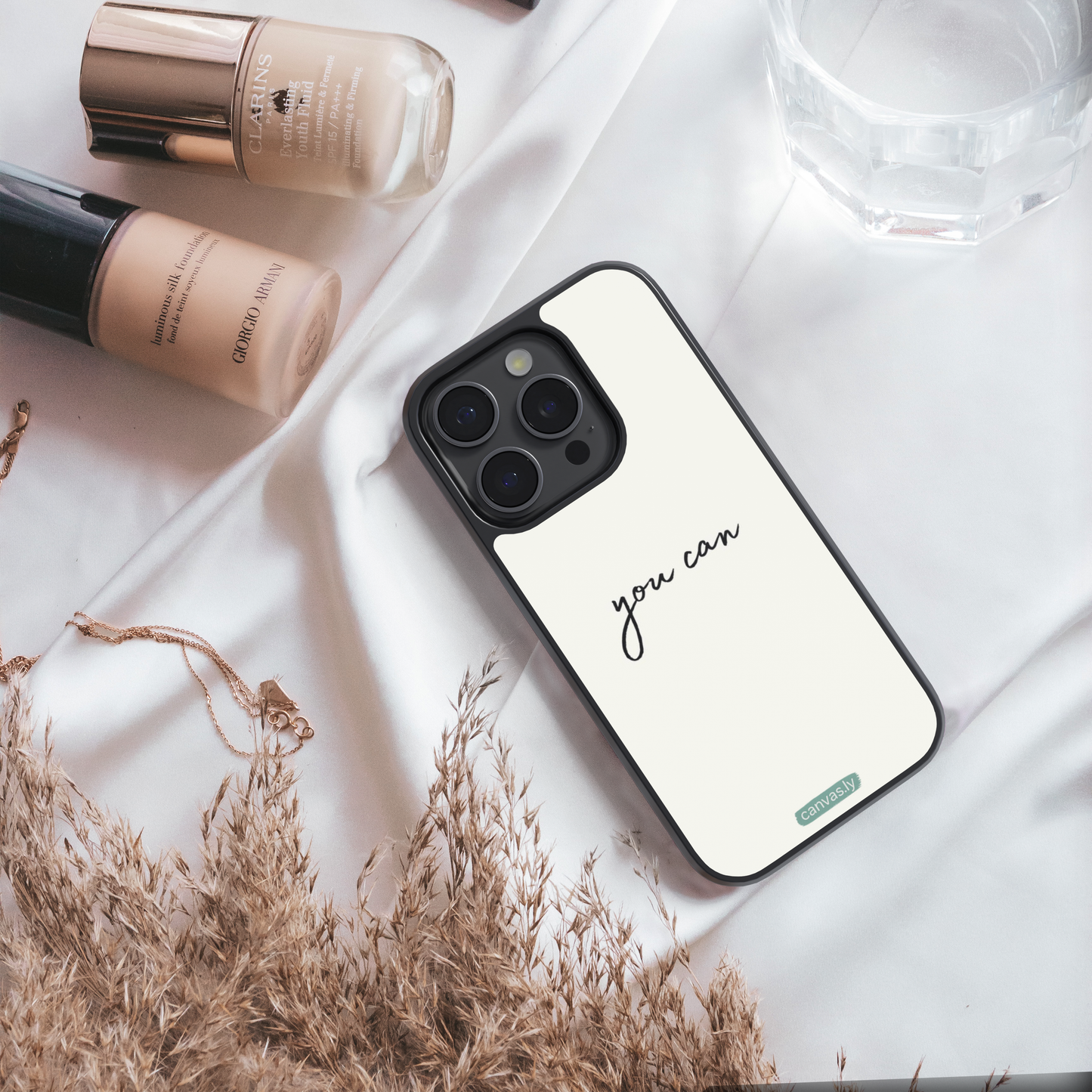 Canvasly Unbreakable Glass Case | Minimal Core Case - M007