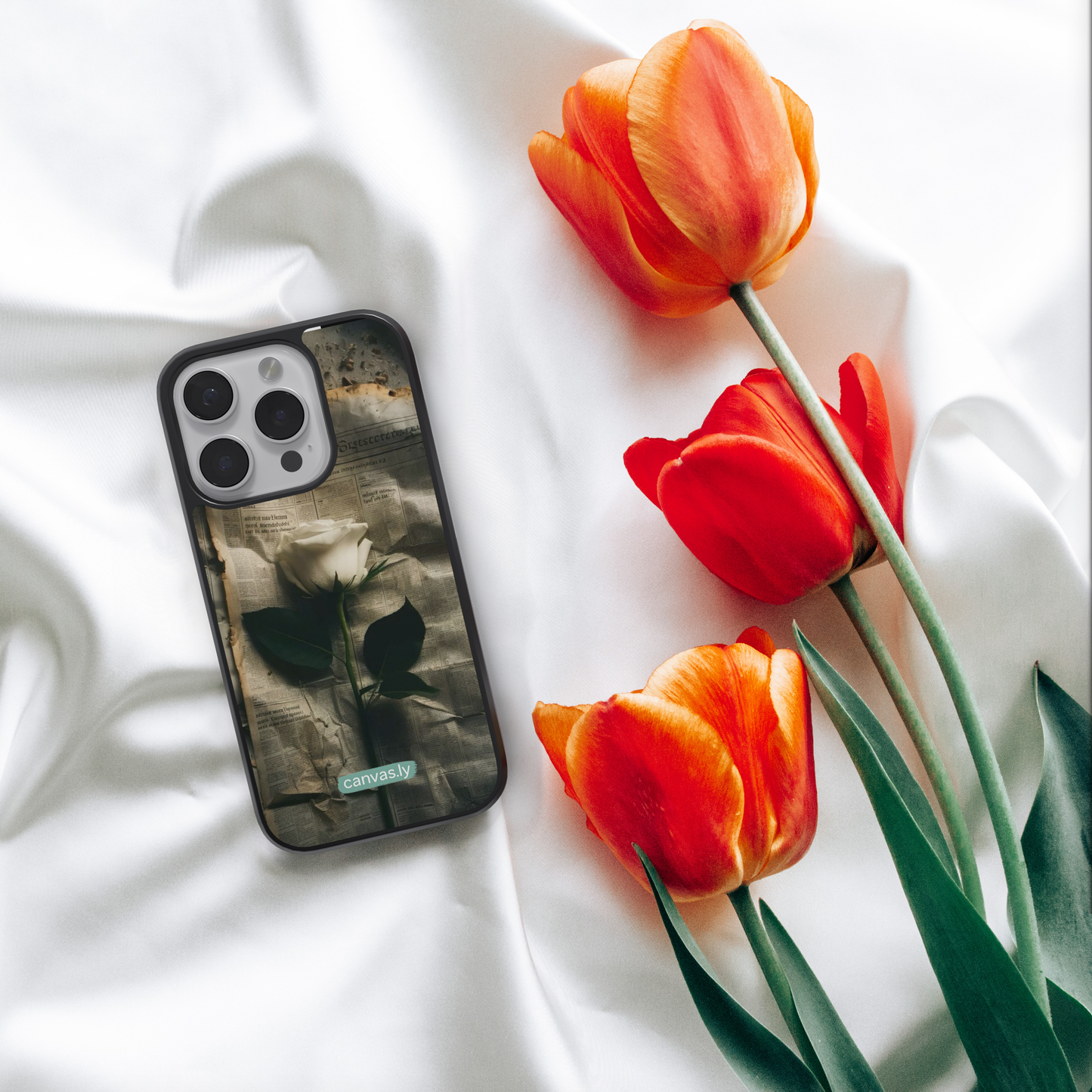 Canvasly Unbreakable Glass Case | Aesthetic Case - F012