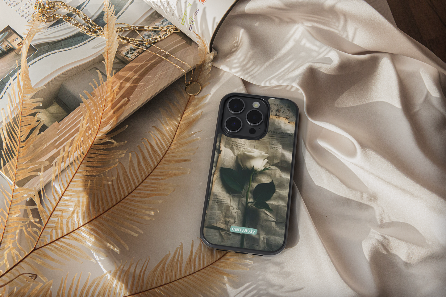 Canvasly Unbreakable Glass Case | Aesthetic Case - F012