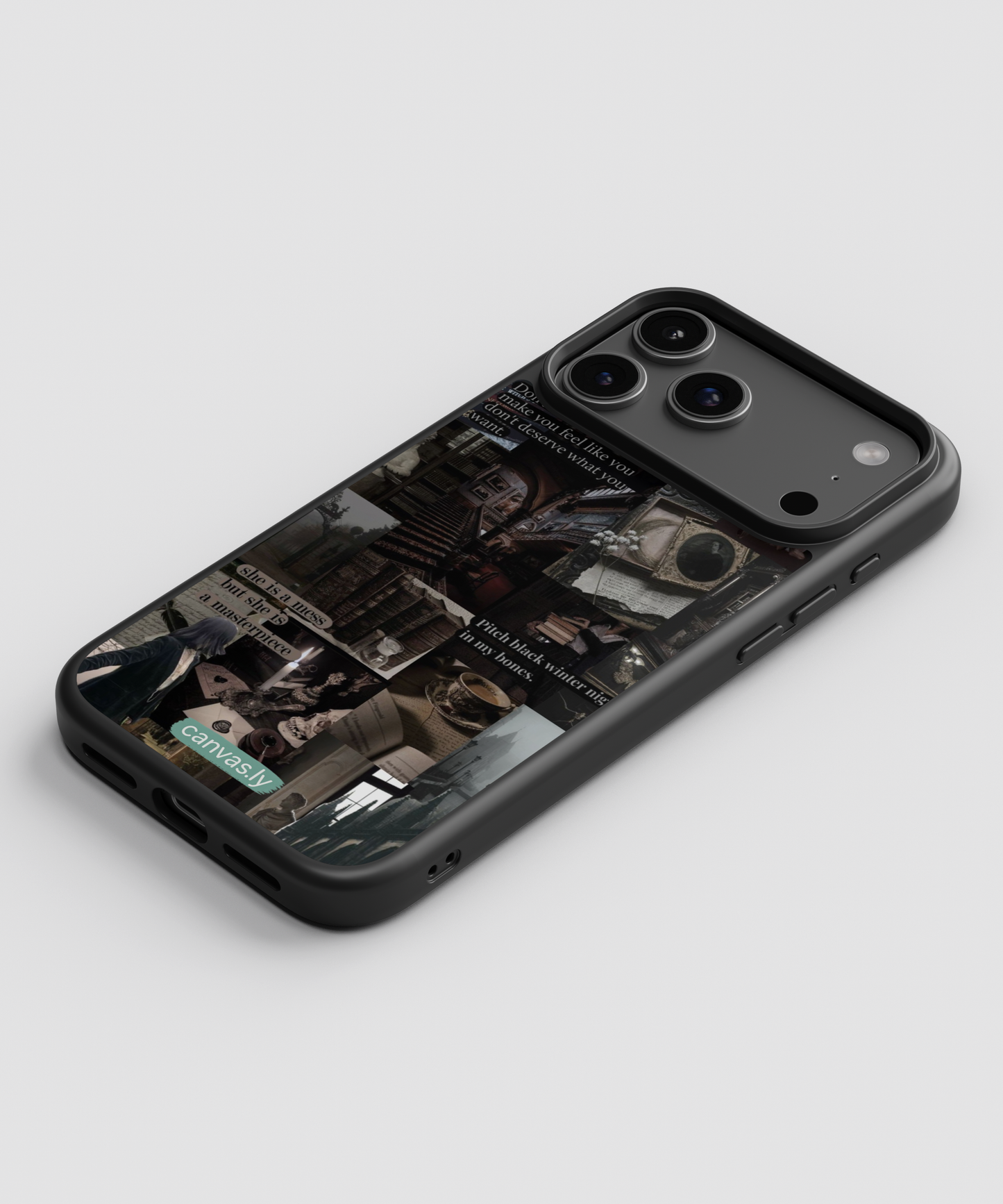 Canvasly Unbreakable Glass Case | Aesthetic Case - F013