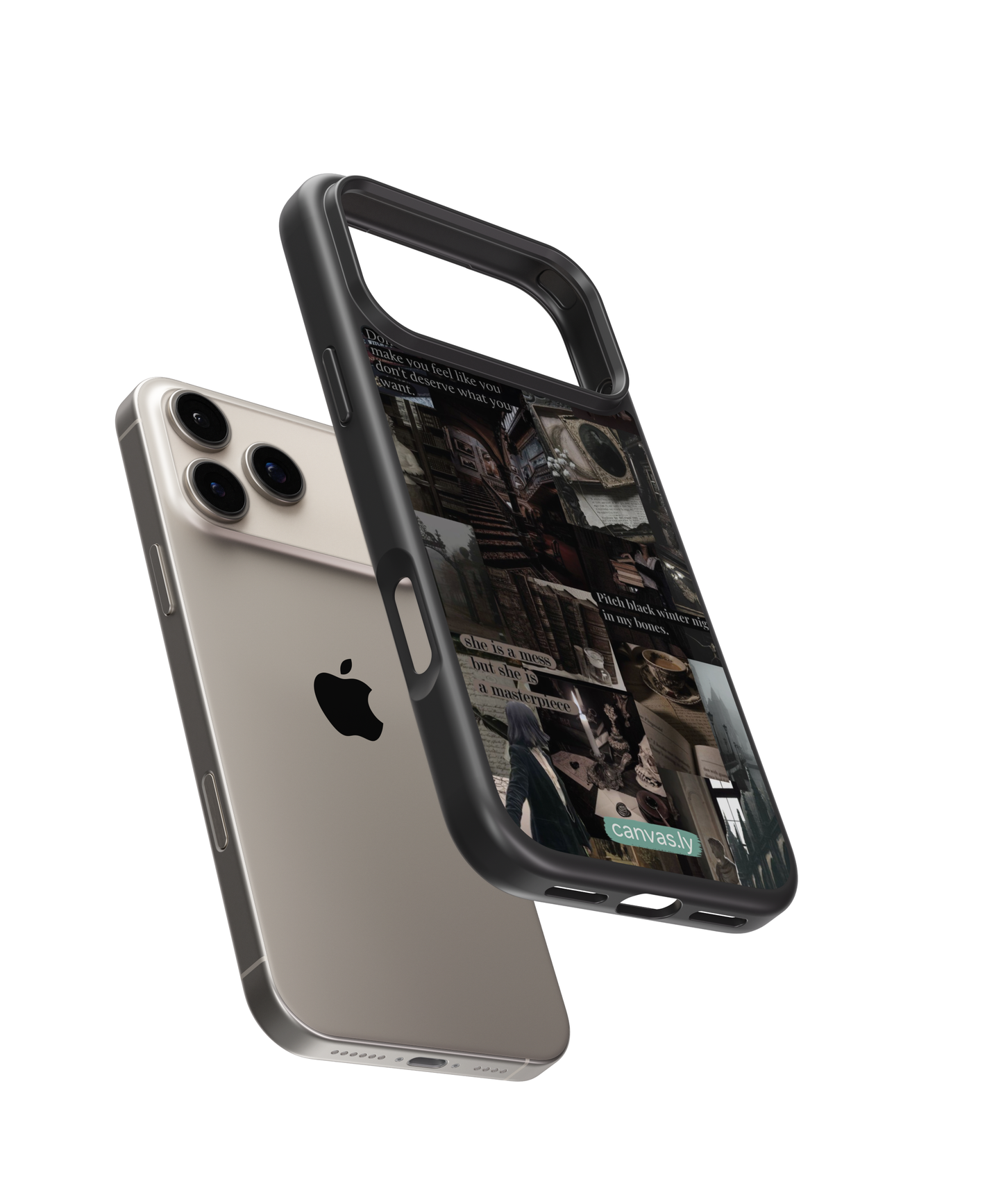 Canvasly Unbreakable Glass Case | Aesthetic Case - F013