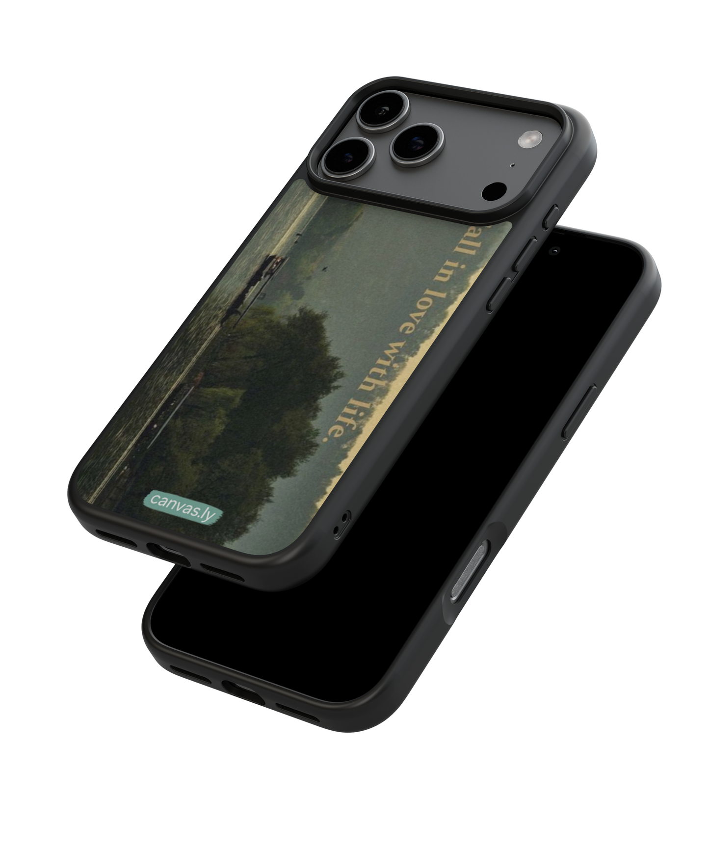 Canvasly Unbreakable Glass Case | Aesthetic Case - F010
