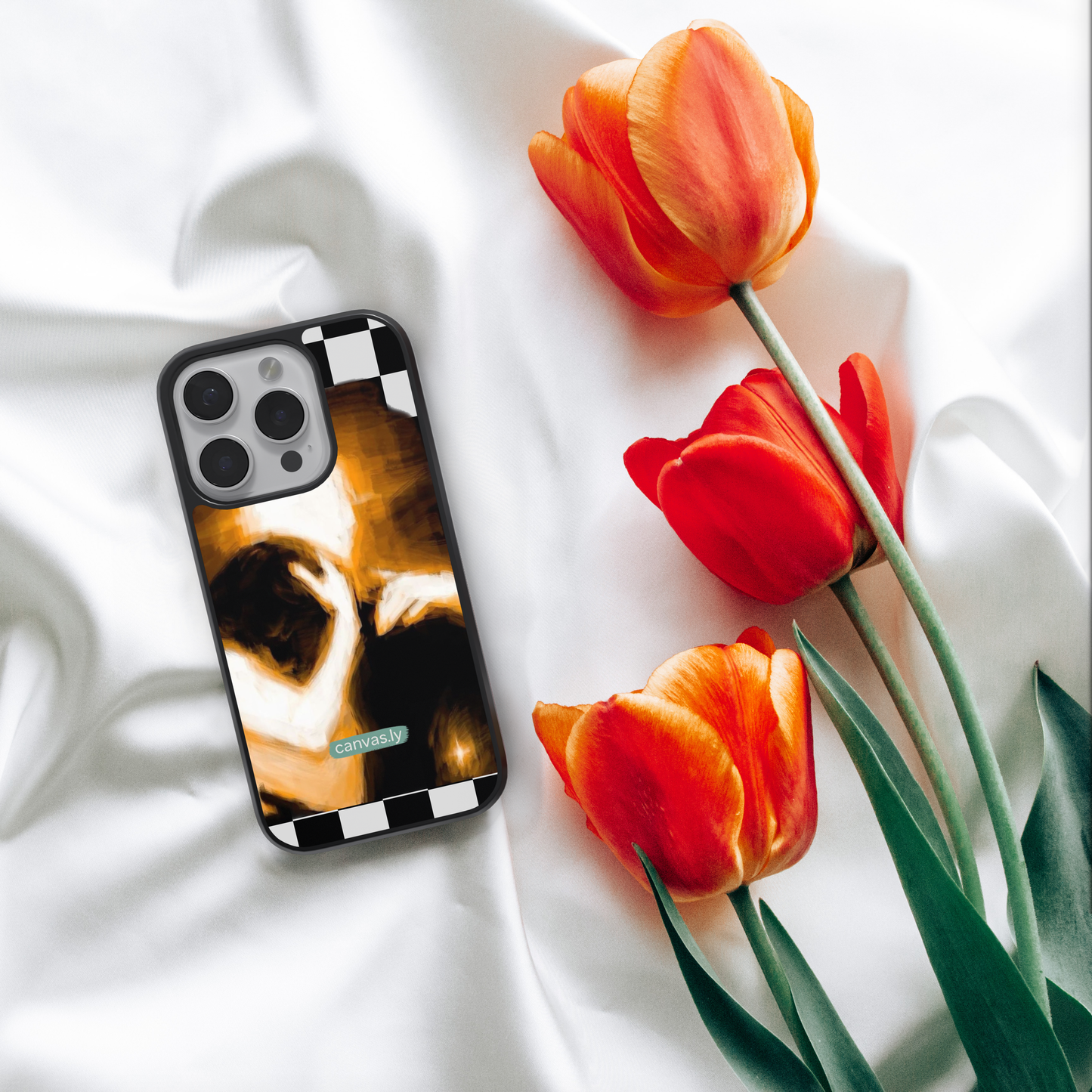 Canvasly Unbreakable Glass Case | Aesthetic Case - F014