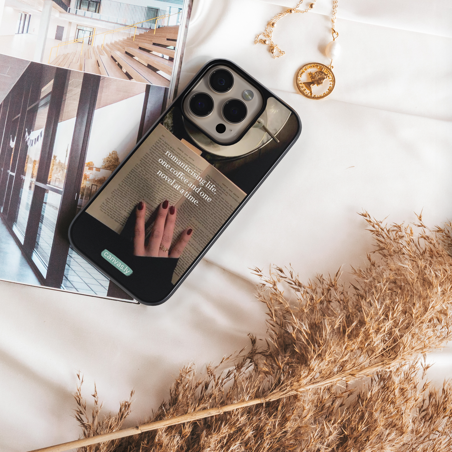 Canvasly Unbreakable Glass Case | Aesthetic Case - F016