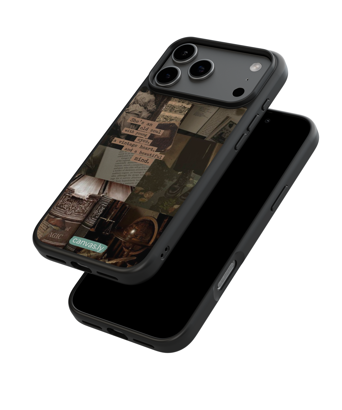 Canvasly Unbreakable Glass Case | Aesthetic Case - F015