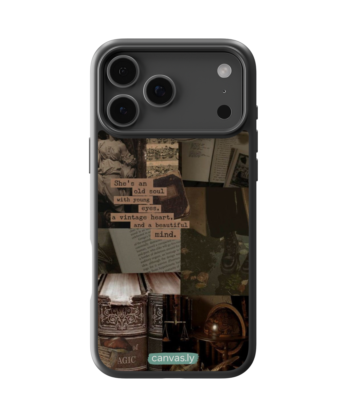 Canvasly Unbreakable Glass Case | Aesthetic Case - F015