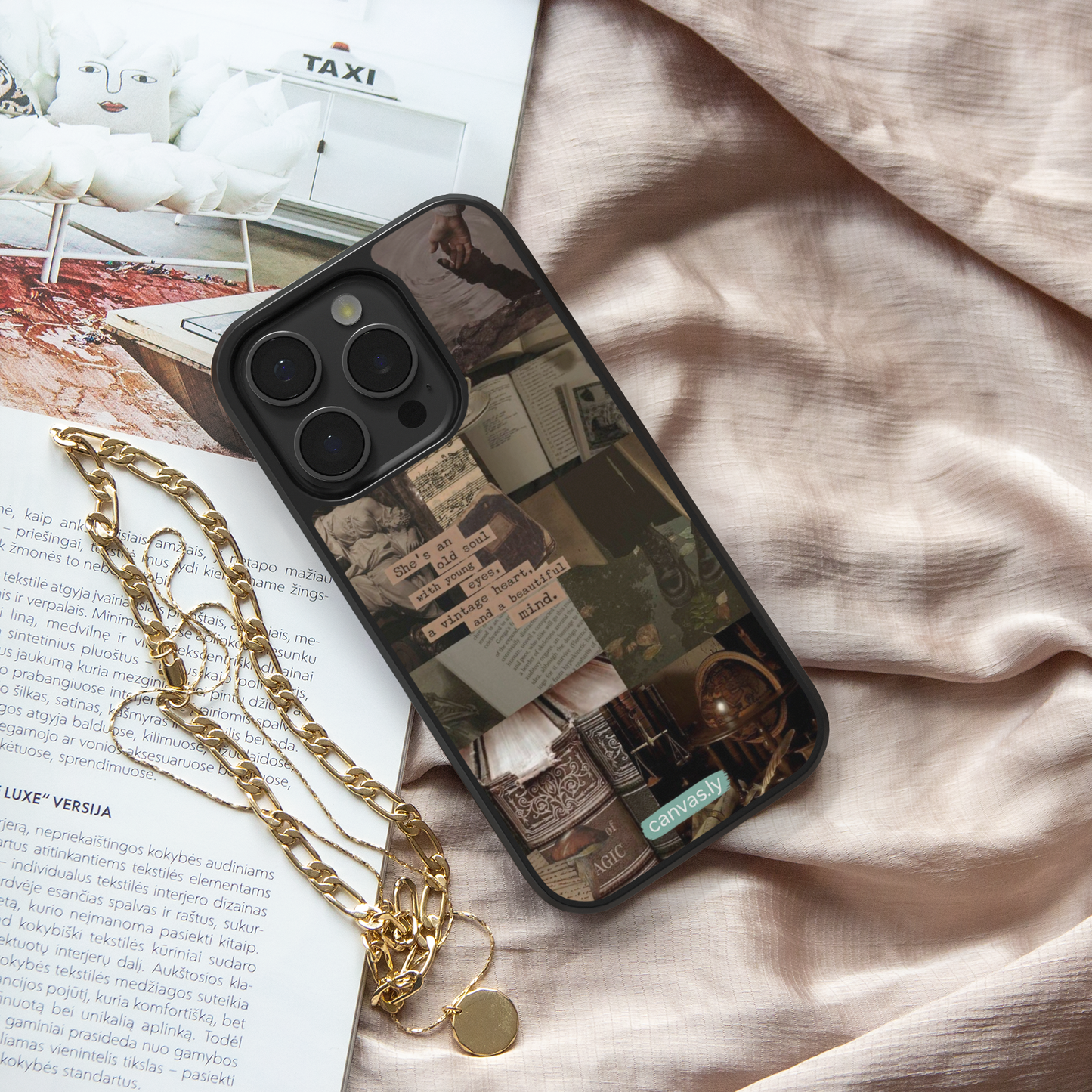 Canvasly Unbreakable Glass Case | Aesthetic Case - F015