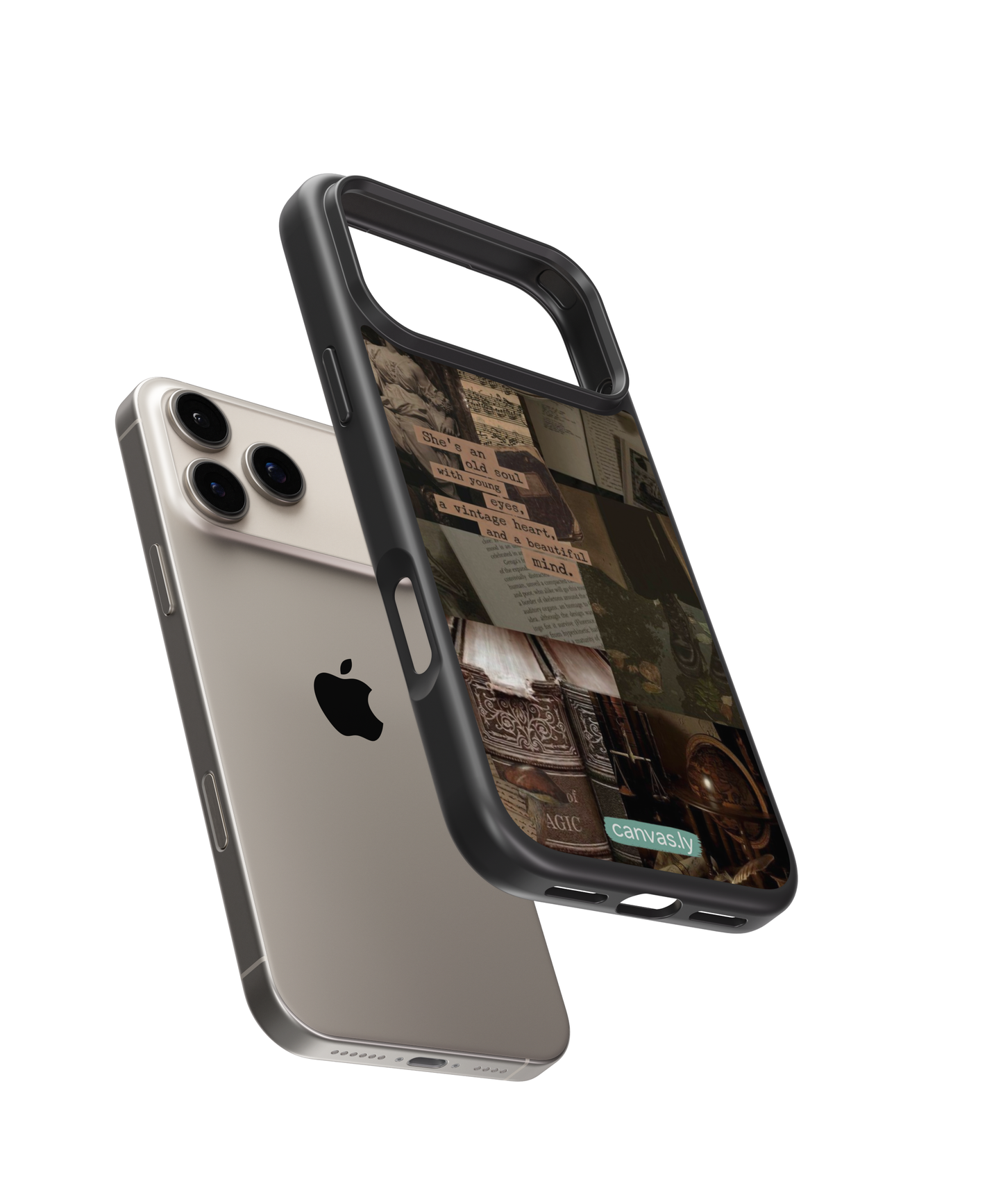 Canvasly Unbreakable Glass Case | Aesthetic Case - F015