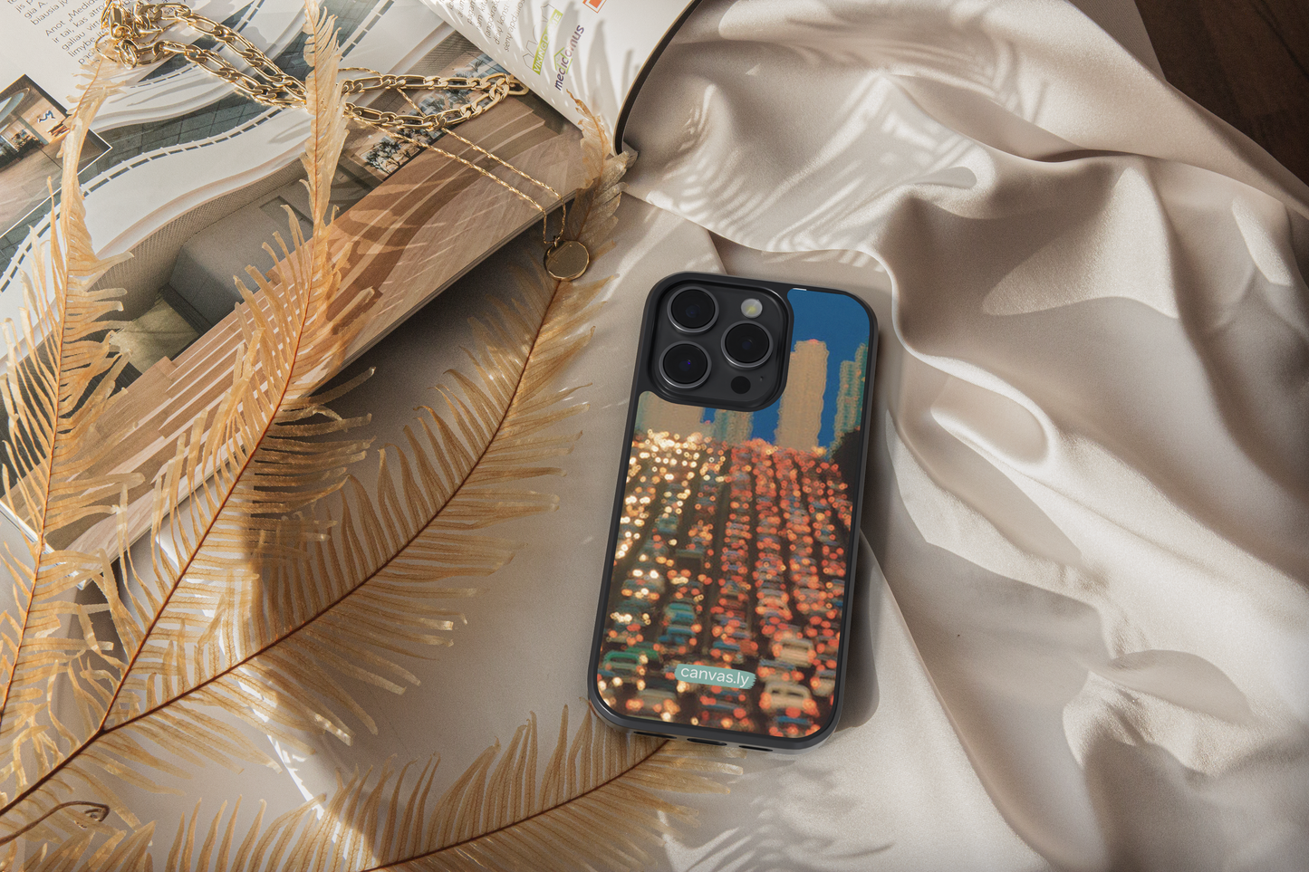 Canvasly Unbreakable Glass Case | Aesthetic Case - F017