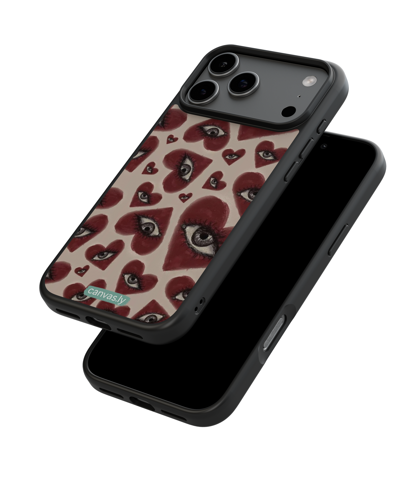 Canvasly Unbreakable Glass Case | Aesthetic Case - F018