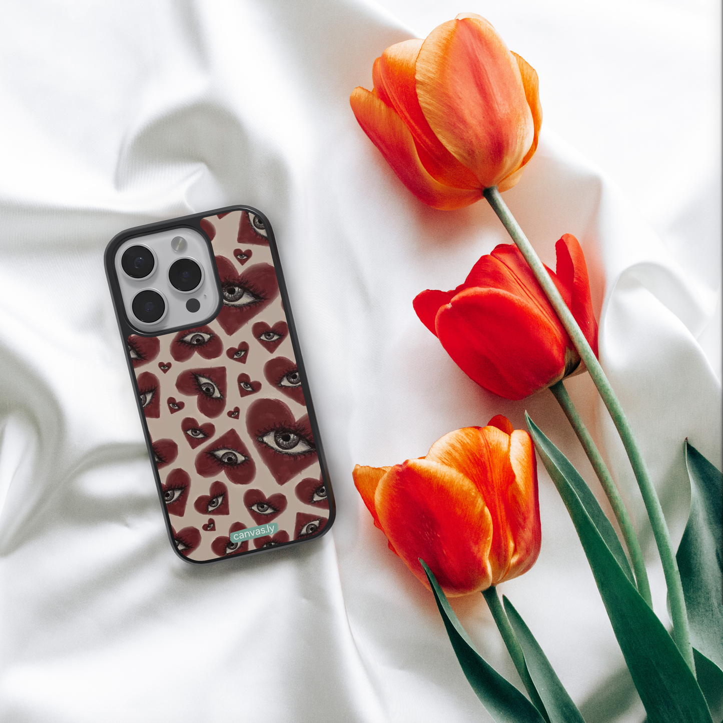Canvasly Unbreakable Glass Case | Aesthetic Case - F018