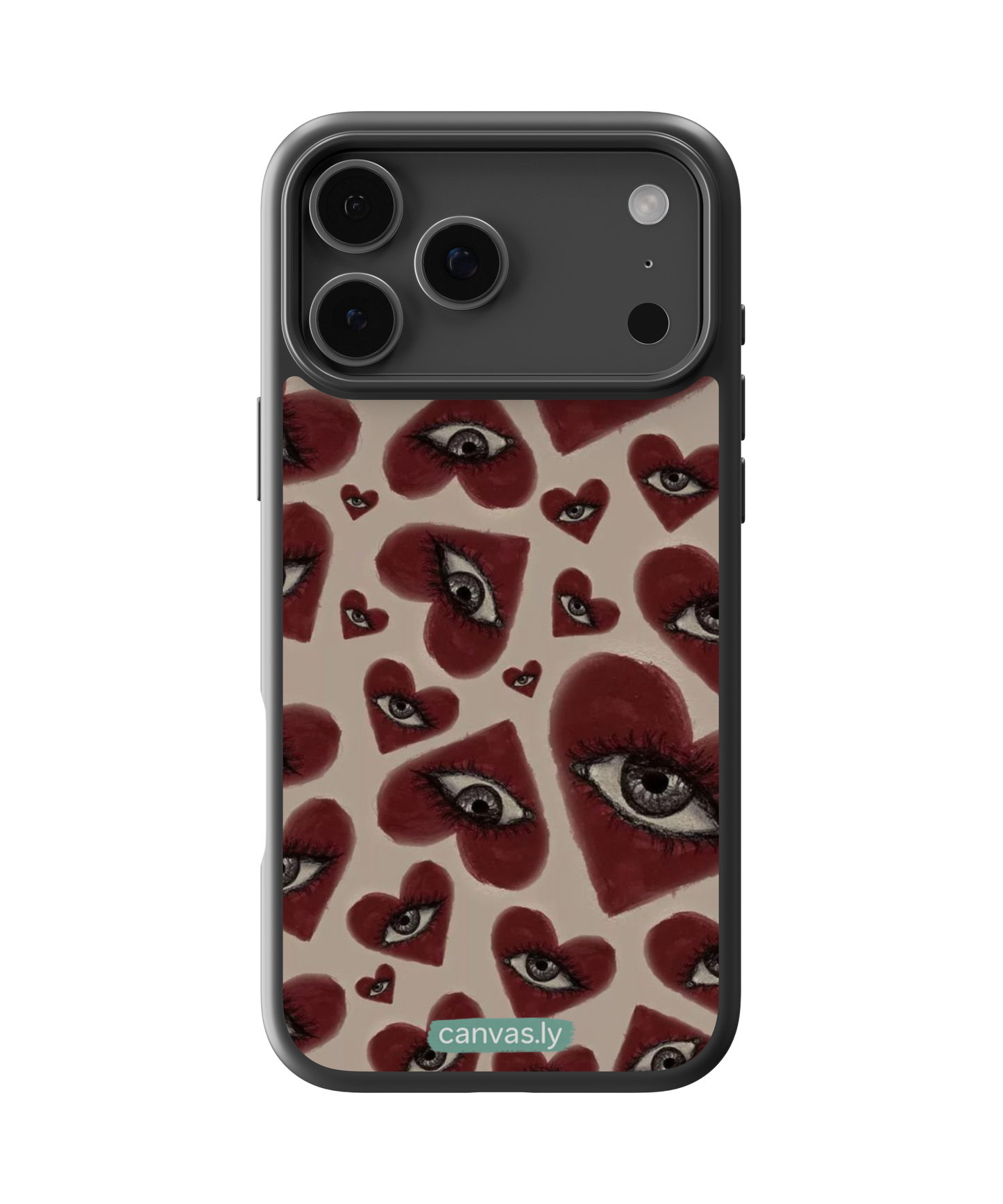 Canvasly Unbreakable Glass Case | Aesthetic Case - F018