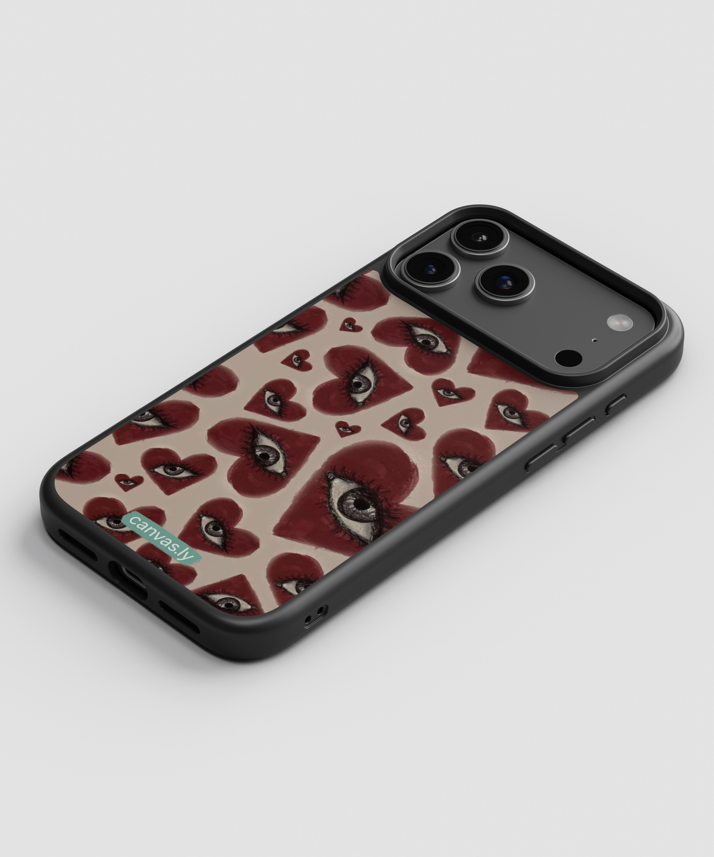 Canvasly Unbreakable Glass Case | Aesthetic Case - F018