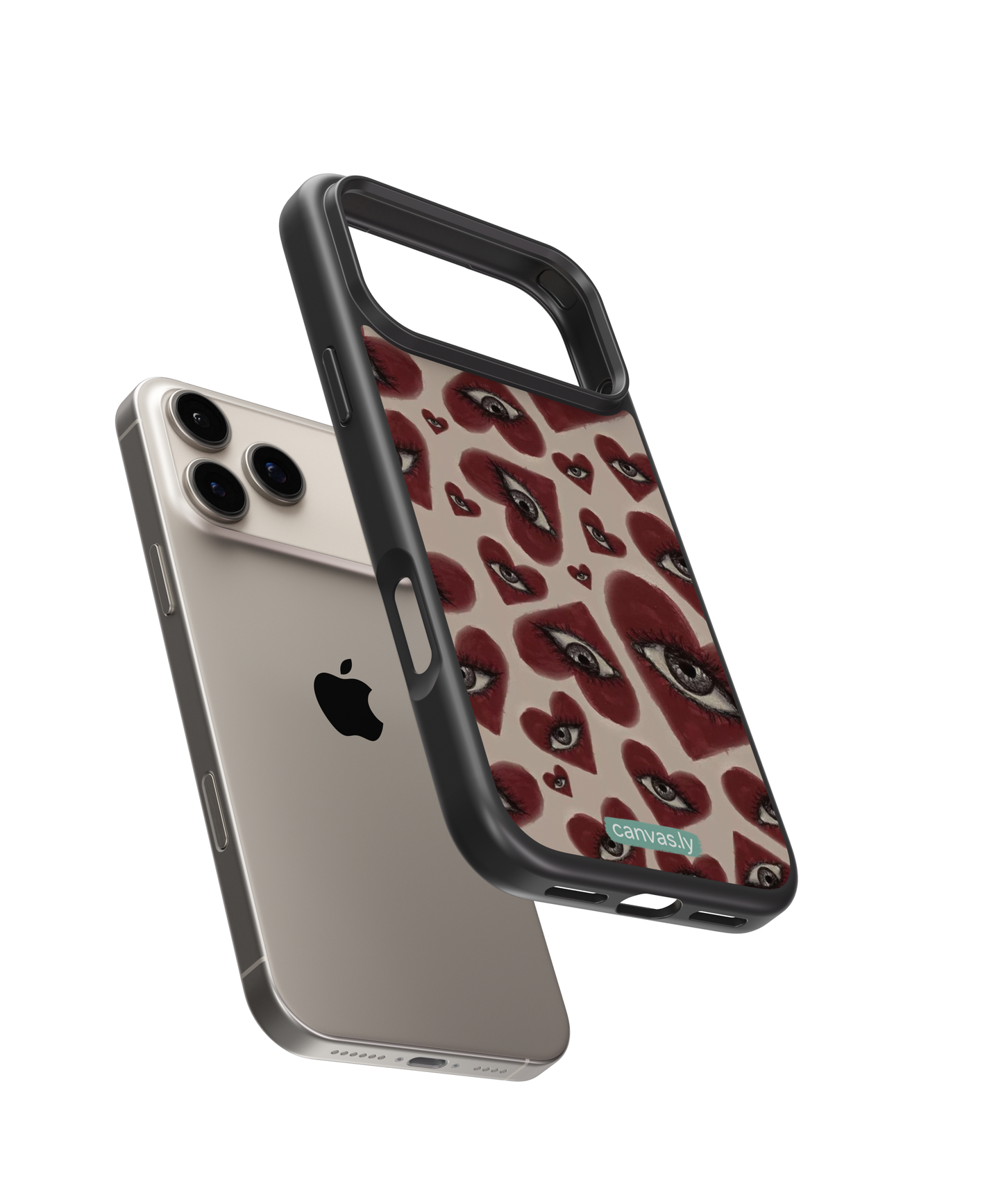 Canvasly Unbreakable Glass Case | Aesthetic Case - F018