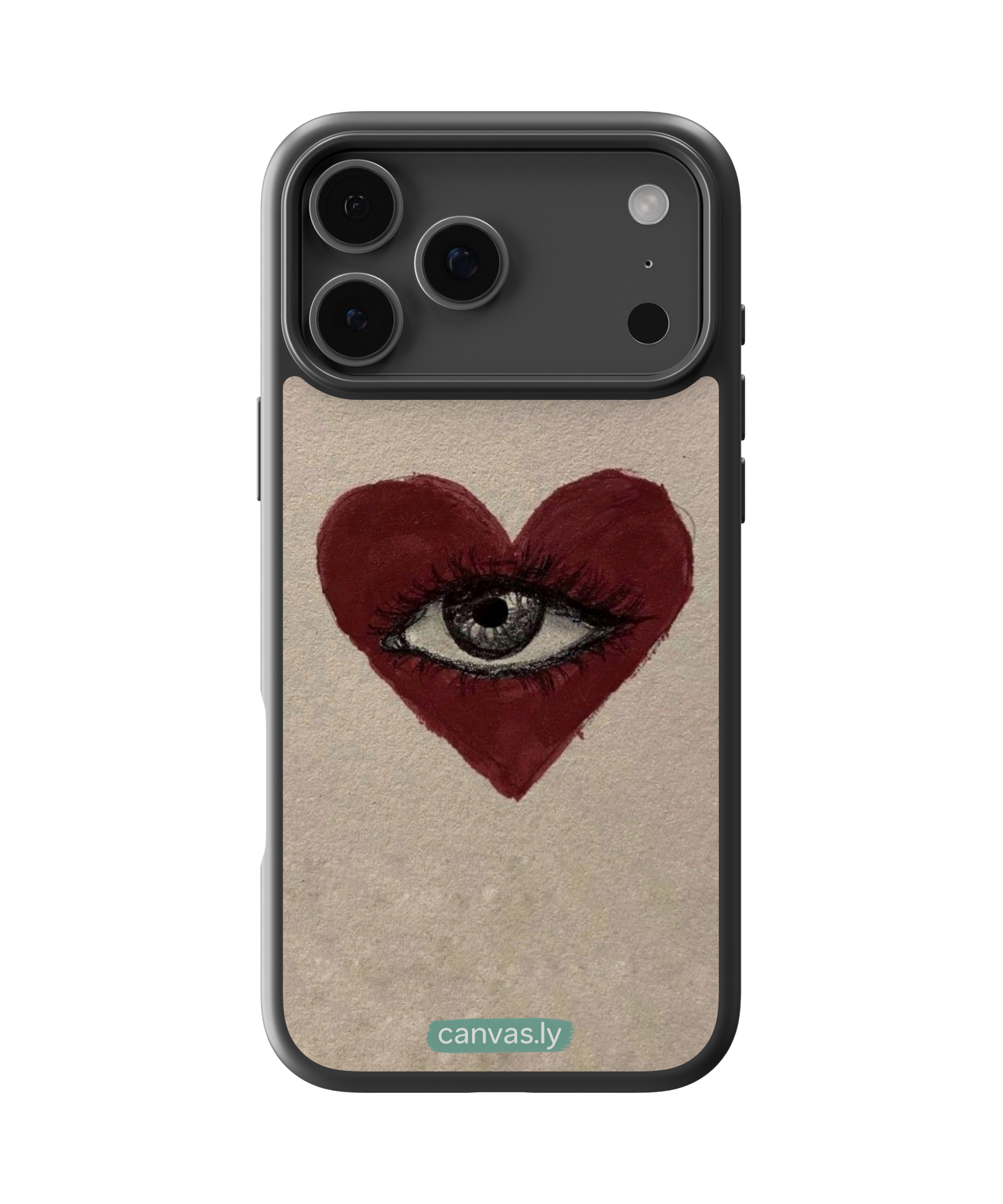 Canvasly Unbreakable Glass Case | Aesthetic Case - F019