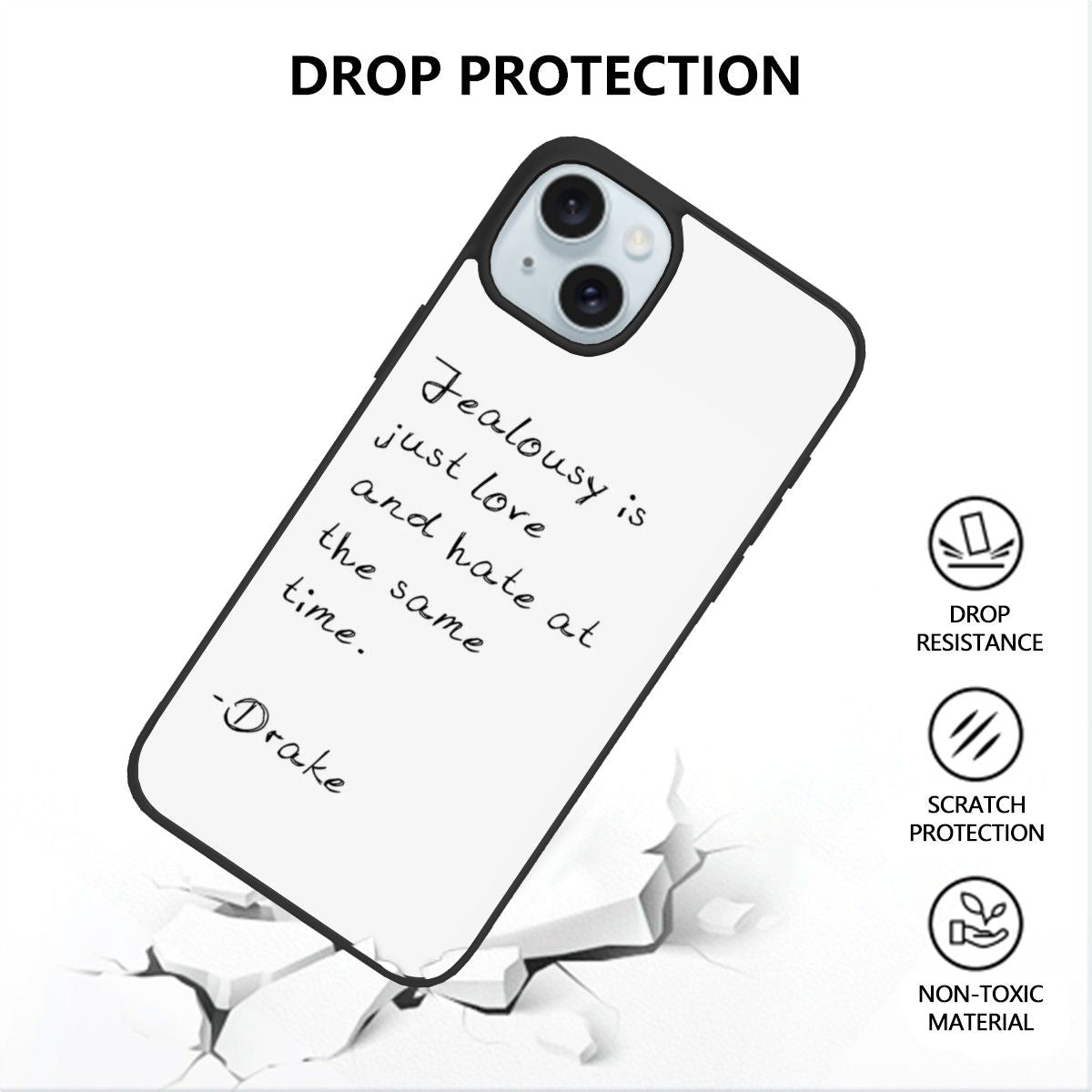 Canvasly Unbreakable Glass Case | A011 - OVO