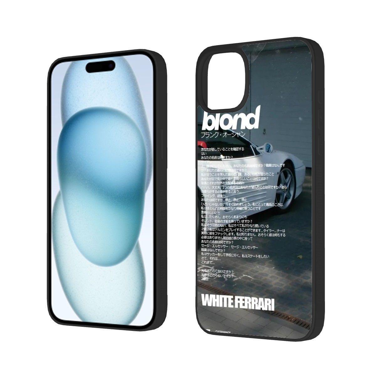 Canvasly Unbreakable Glass Case | A002 - Frank Ocean