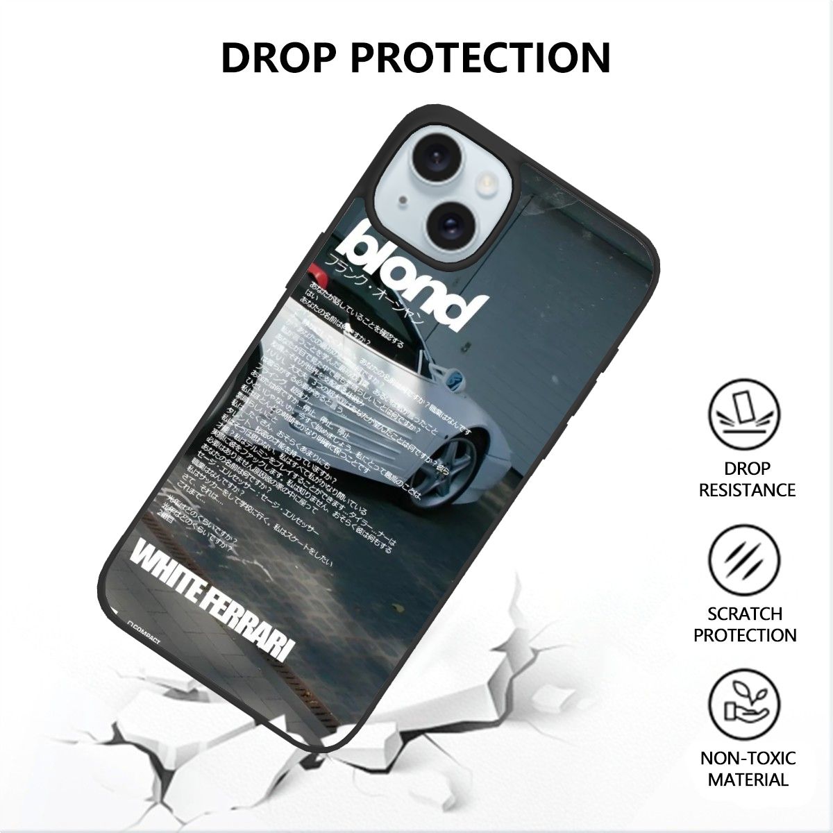 Canvasly Unbreakable Glass Case | A002 - Frank Ocean
