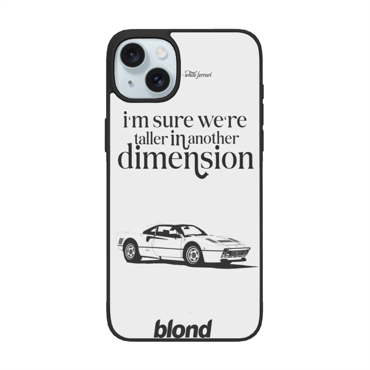 Canvasly Unbreakable Glass Case | A003 - Frank Ocean
