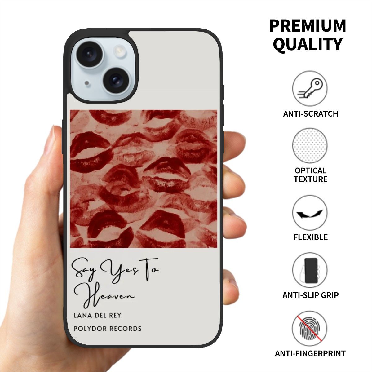 Canvasly Unbreakable Glass Case | A015  - Lana Del Rey