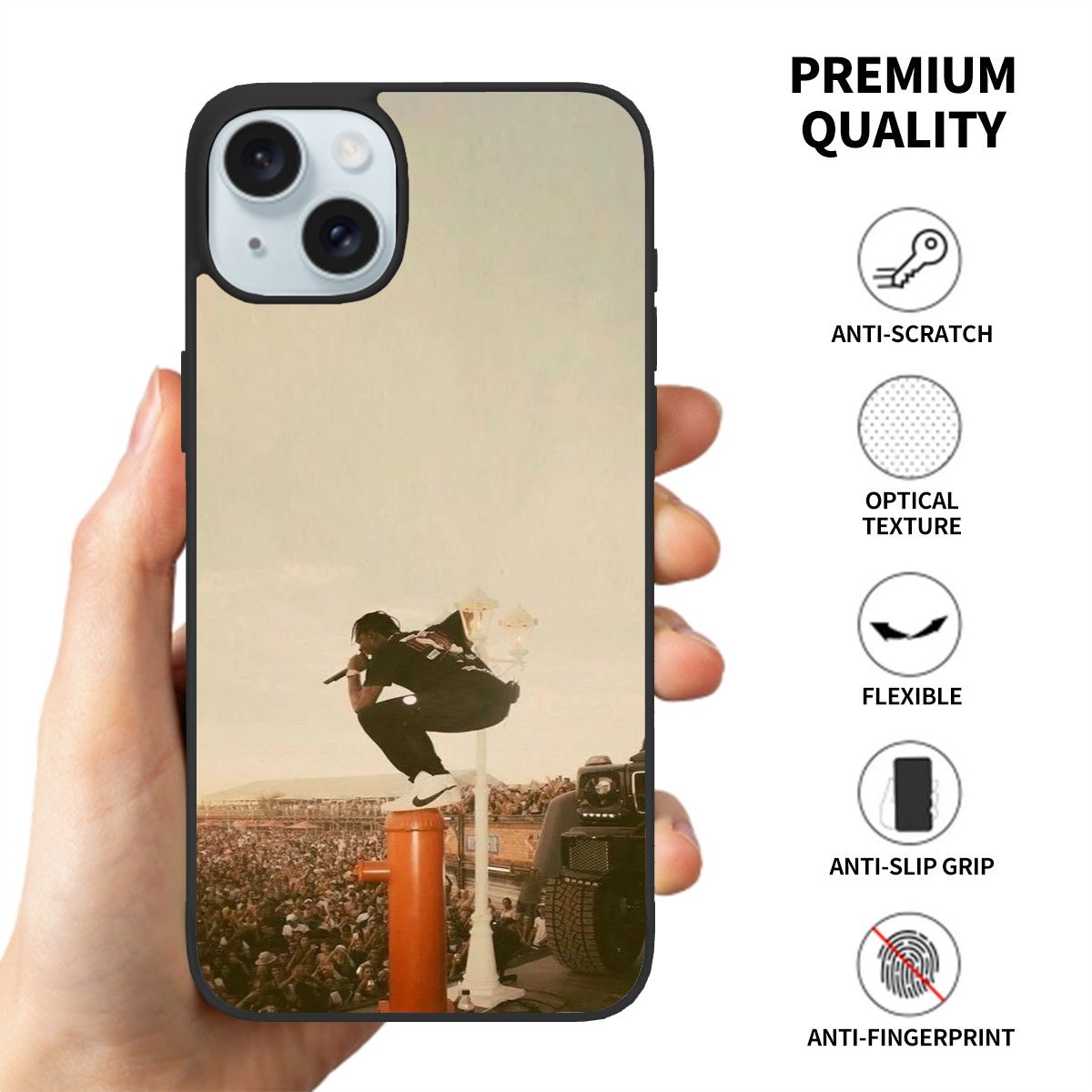 Canvasly Unbreakable Glass Case | A019 - Travis Collection